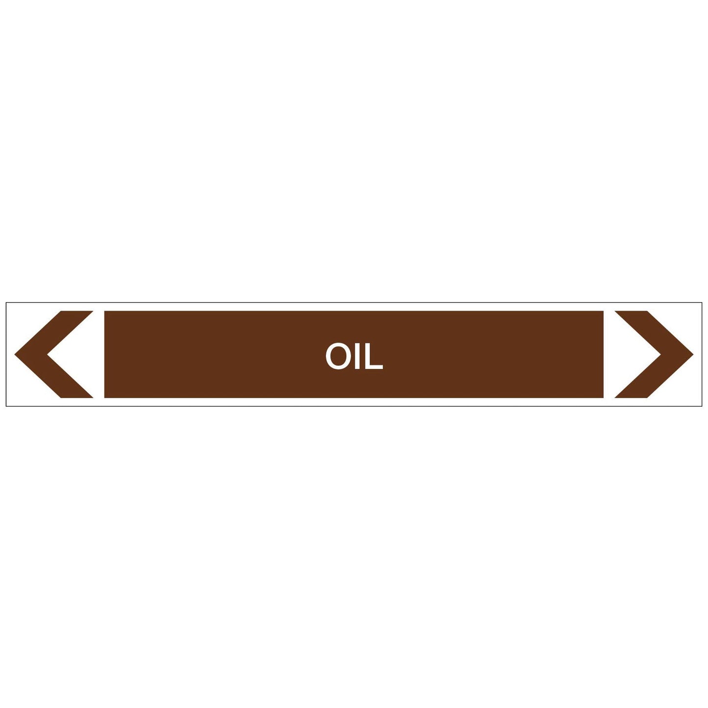 Oils - Oil - Pipe Marker Sticker - New Signs
