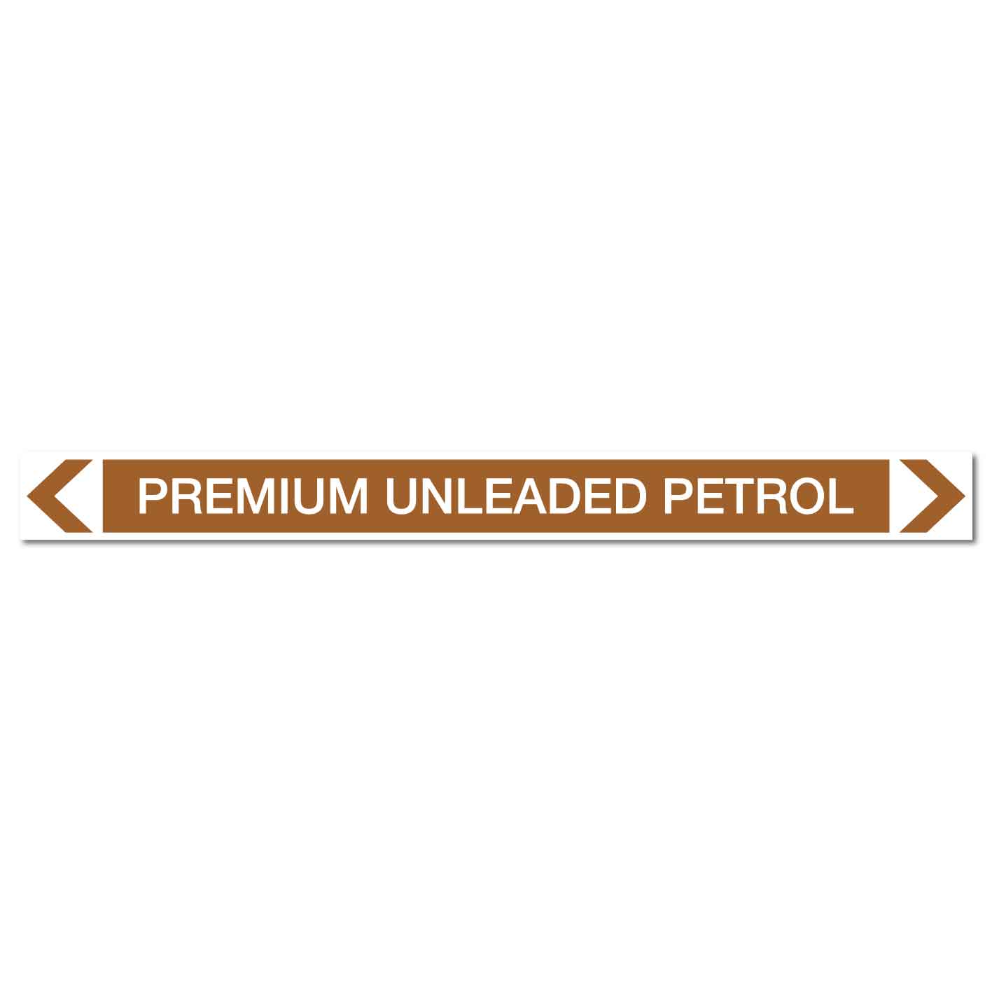 Oils - Premium Unleaded Petrol - Pipe Marker Sticker - New Signs