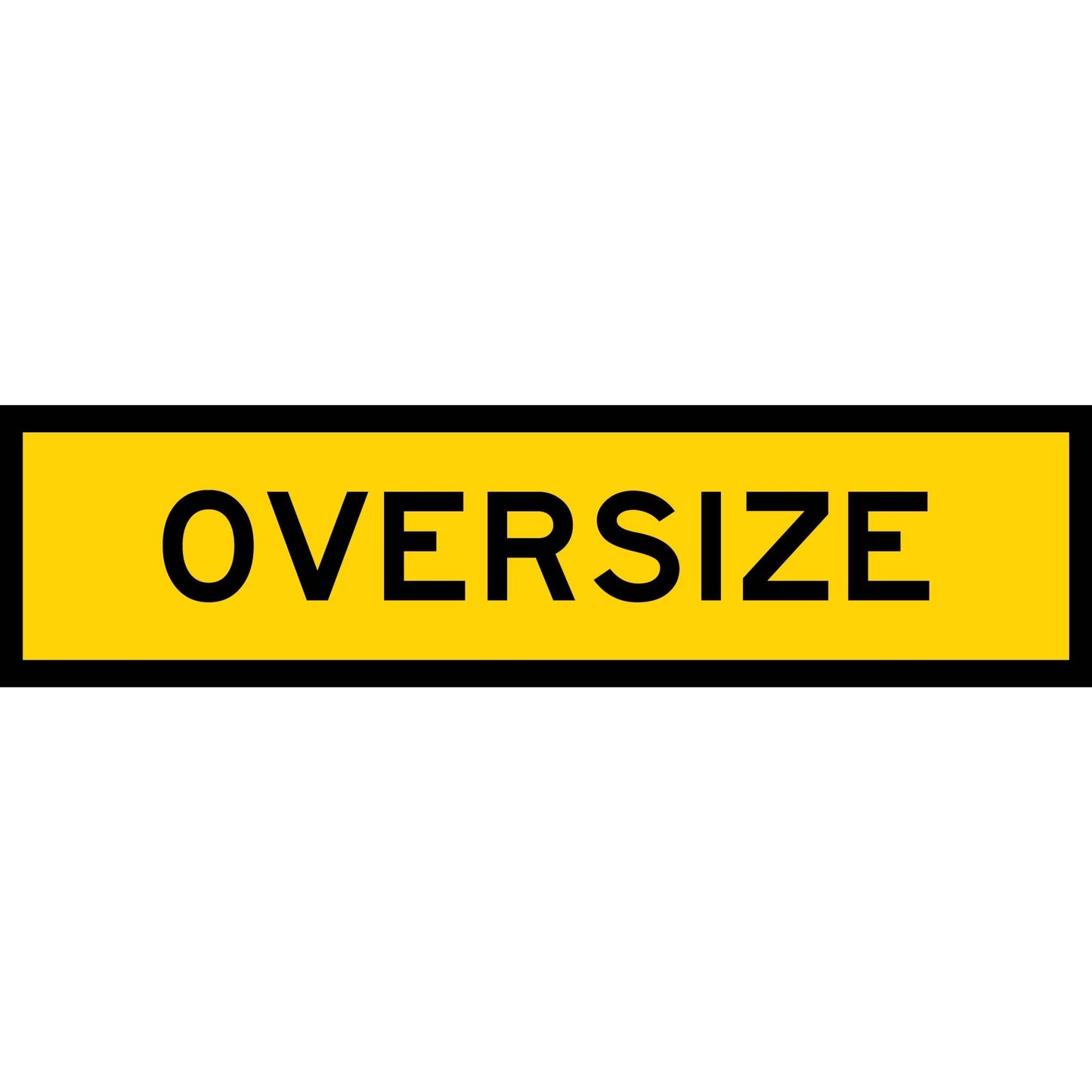Oversize Long Skinny Multi Message Traffic Sign - New Signs