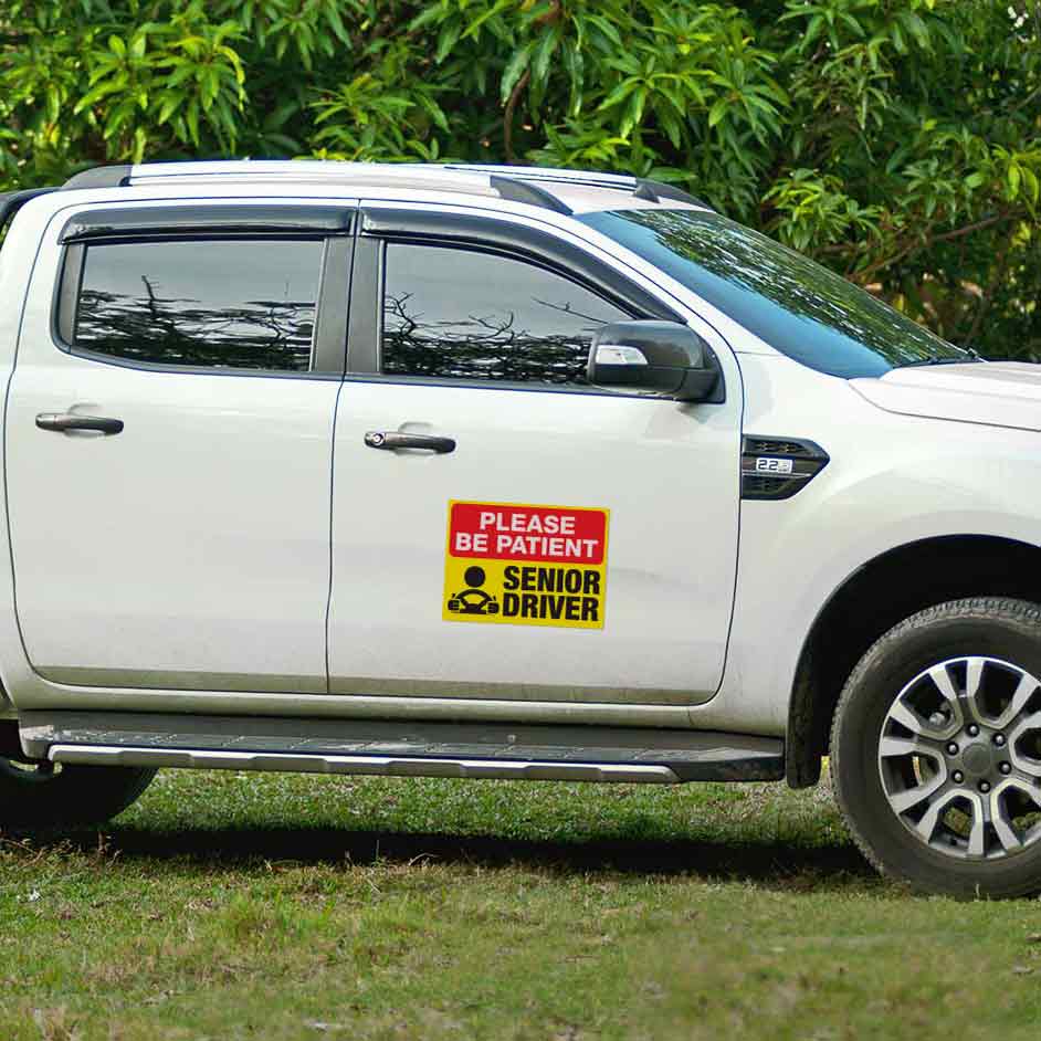 Please Be Patient Senior Driver Magnetic Vehicle Sign - New Signs