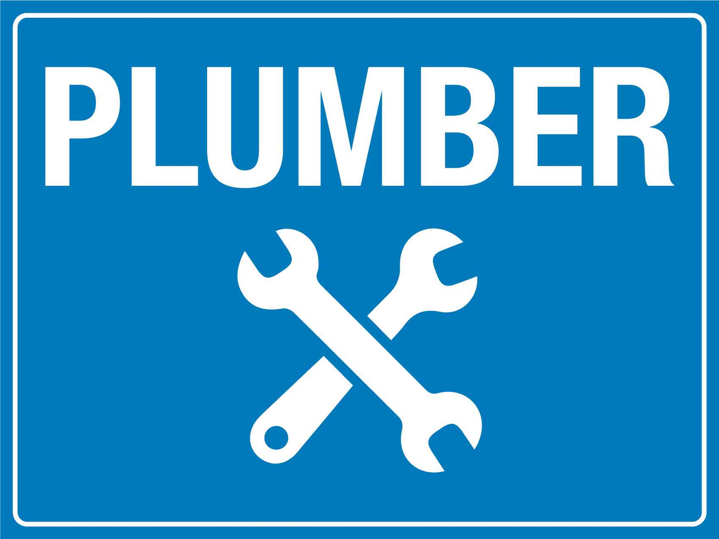 Plumber Sign - New Signs