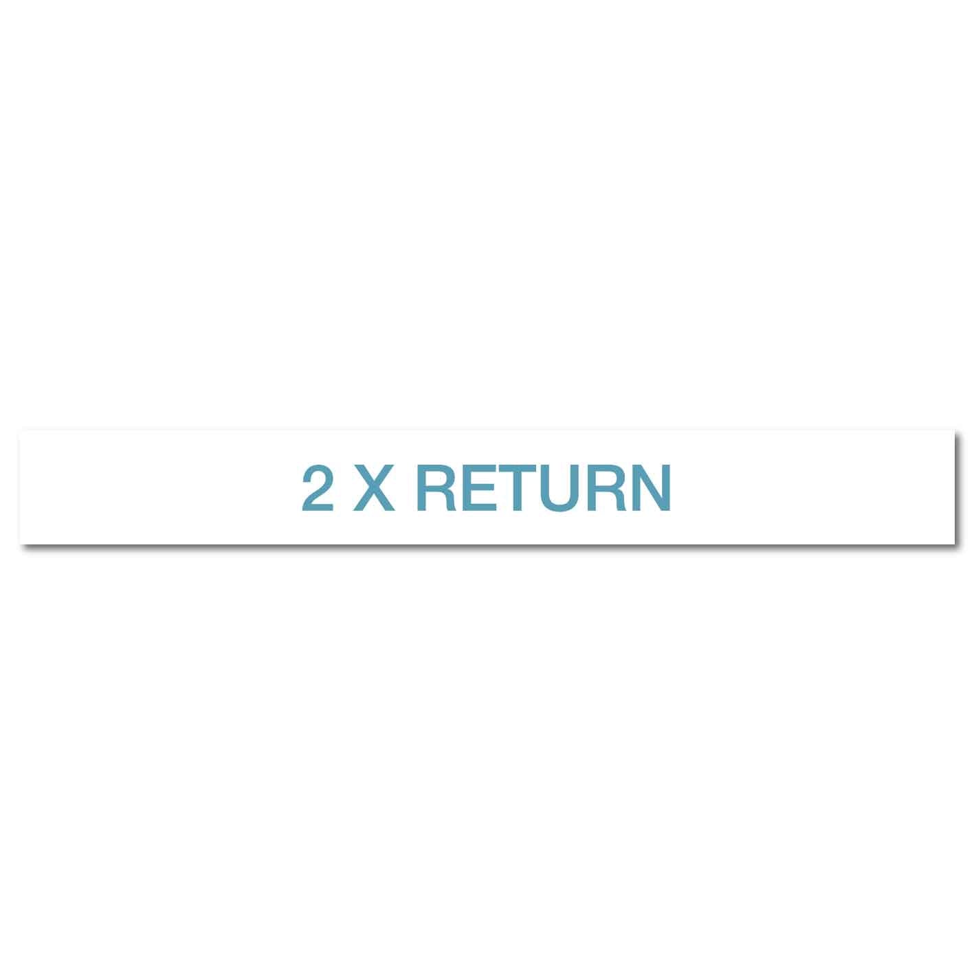 Pool/Spa - 2 x Return - Pipe Marker Sticker - New Signs