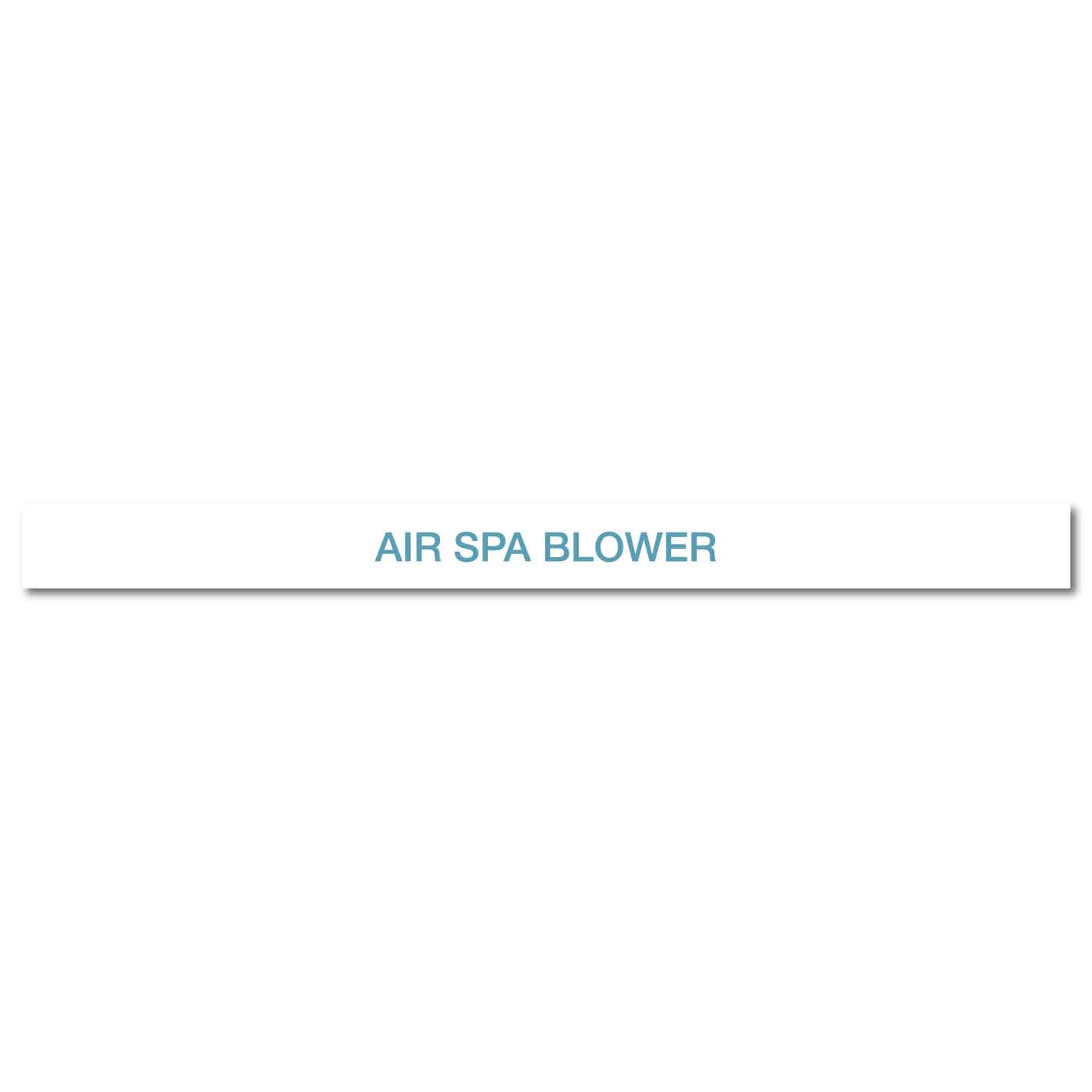 Pool/Spa - Air SPA Blower - Pipe Marker Sticker - New Signs