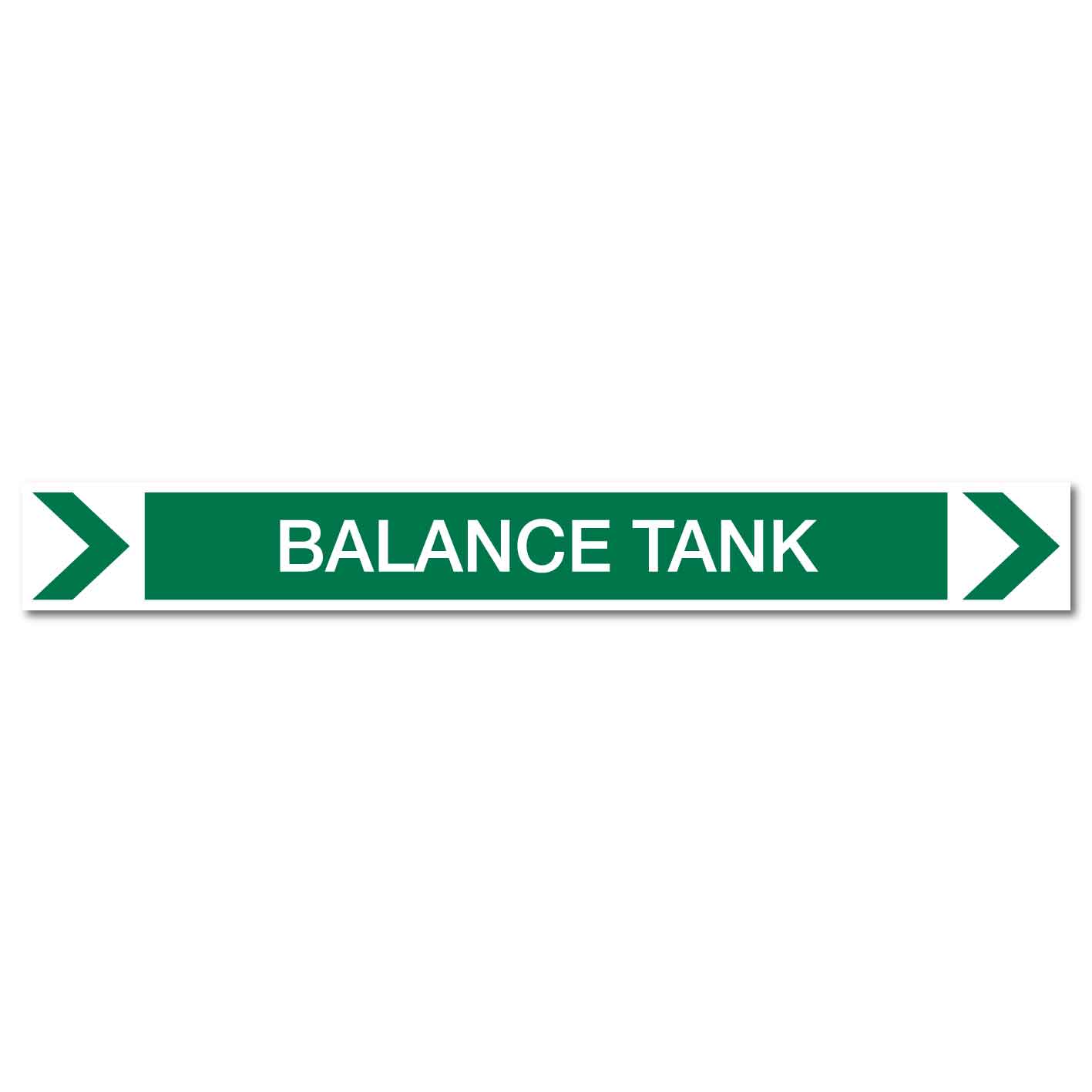 Pool/Spa - Balance Tank (Right) - Pipe Marker Sticker - New Signs