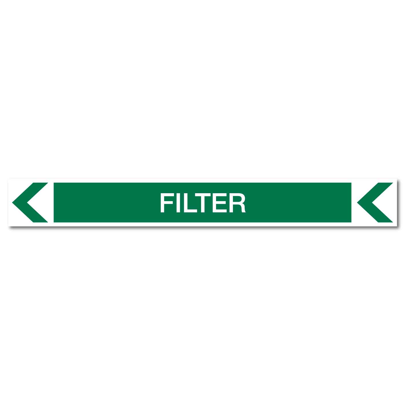 Pool/Spa - Filter (Left) - Pipe Marker Sticker - New Signs