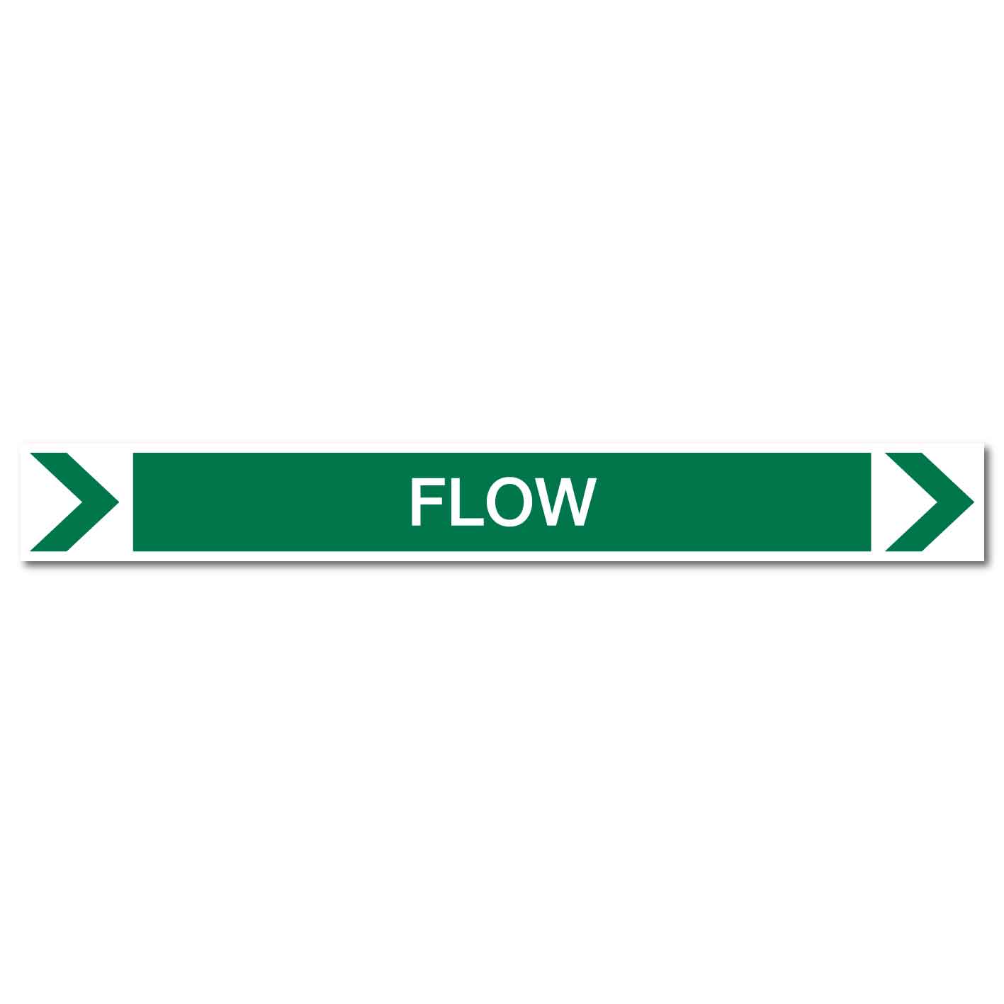 Pool/Spa - Flow (Right) - Pipe Marker Sticker - New Signs