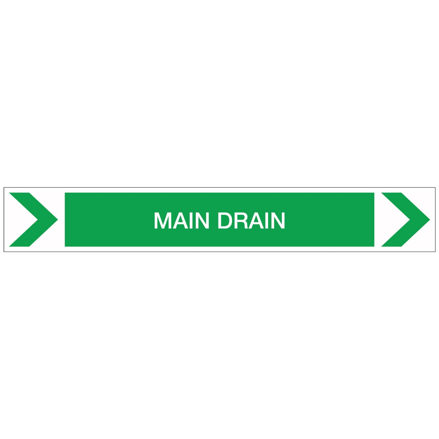 Pool/Spa - Main Drain (Right) - Pipe Marker Sticker - New Signs