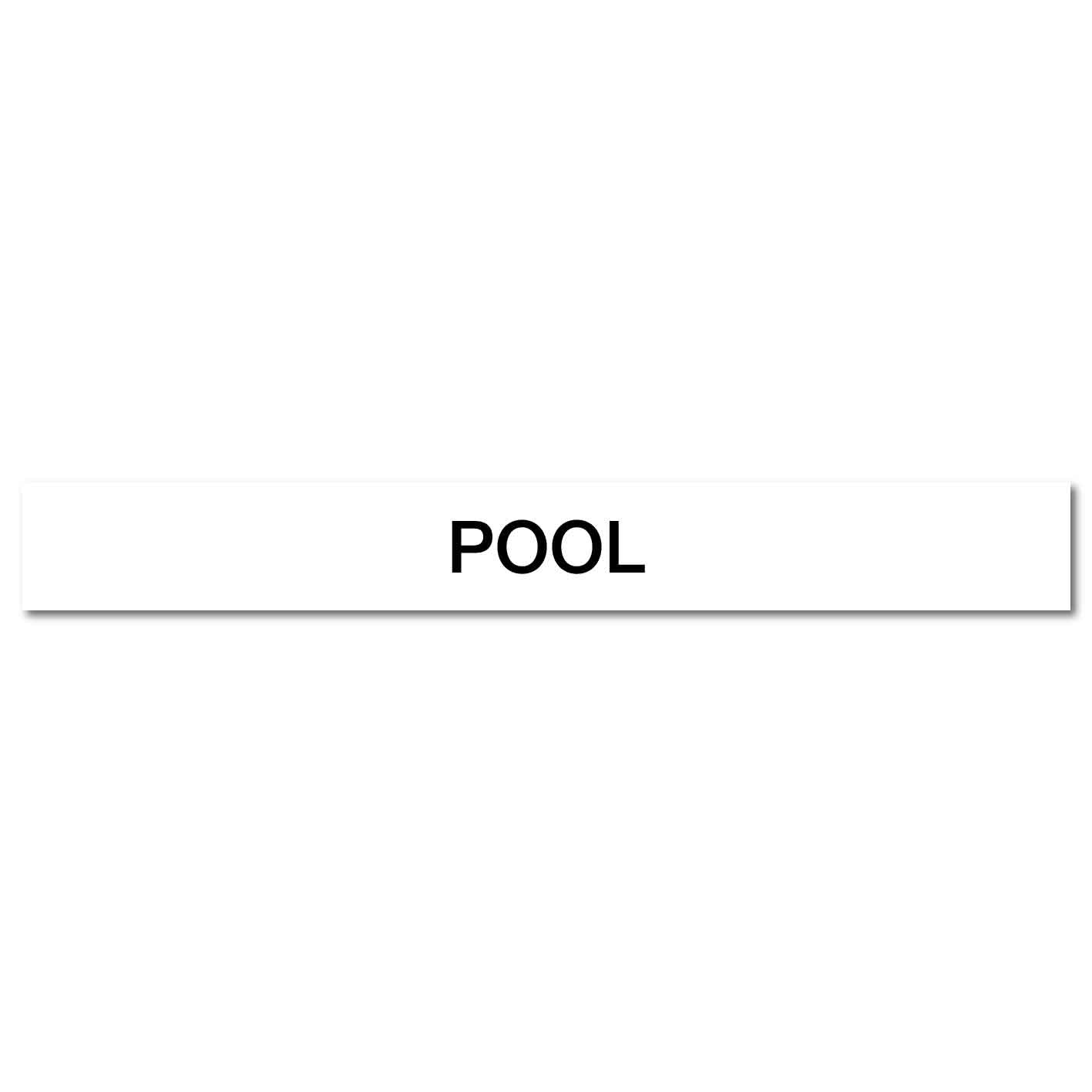 Pool/Spa - Pool - Pipe Marker Sticker - New Signs