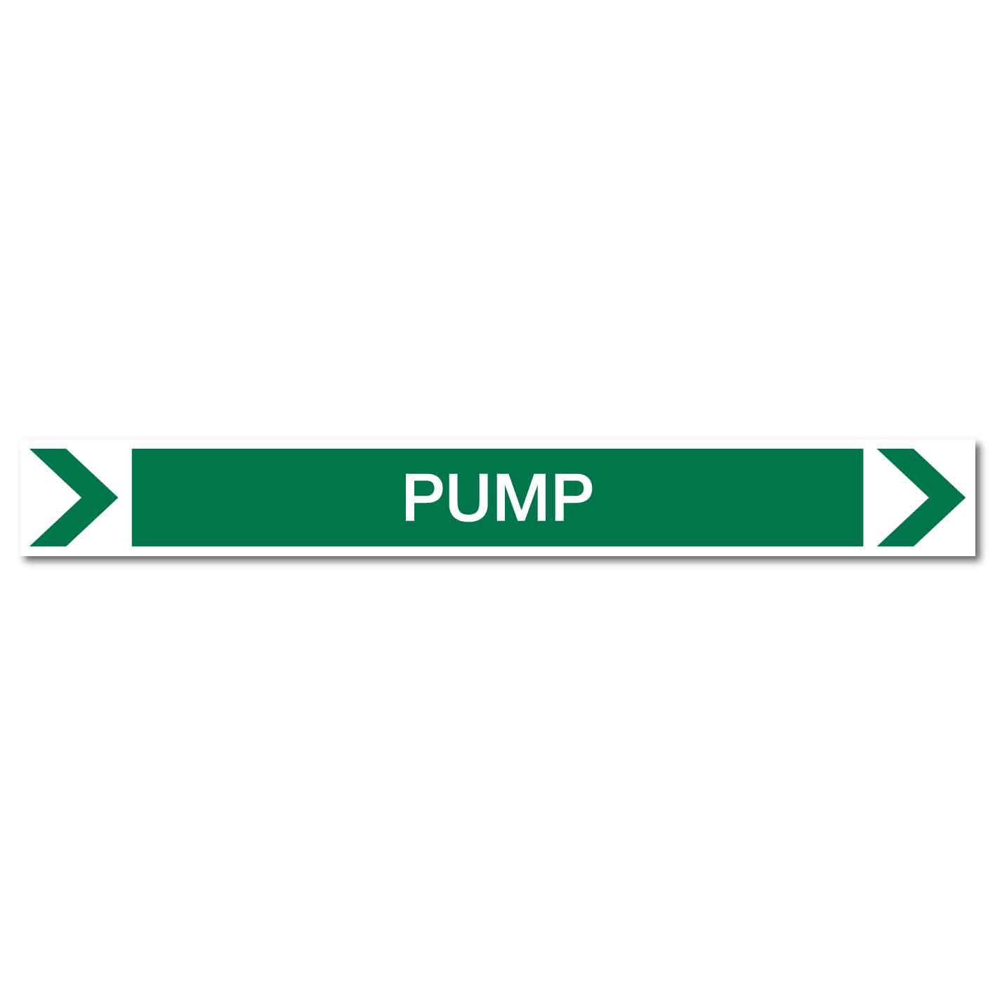 Pool/Spa - Pump (Right) - Pipe Marker Sticker - New Signs