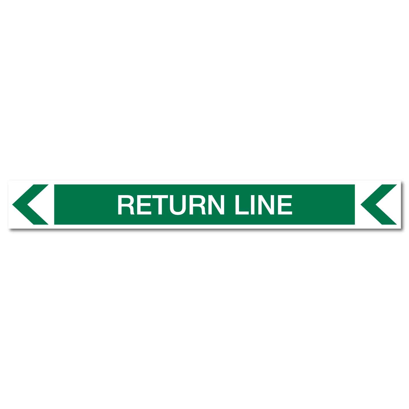 Pool/Spa - Return Line (Left) - Pipe Marker Sticker - New Signs