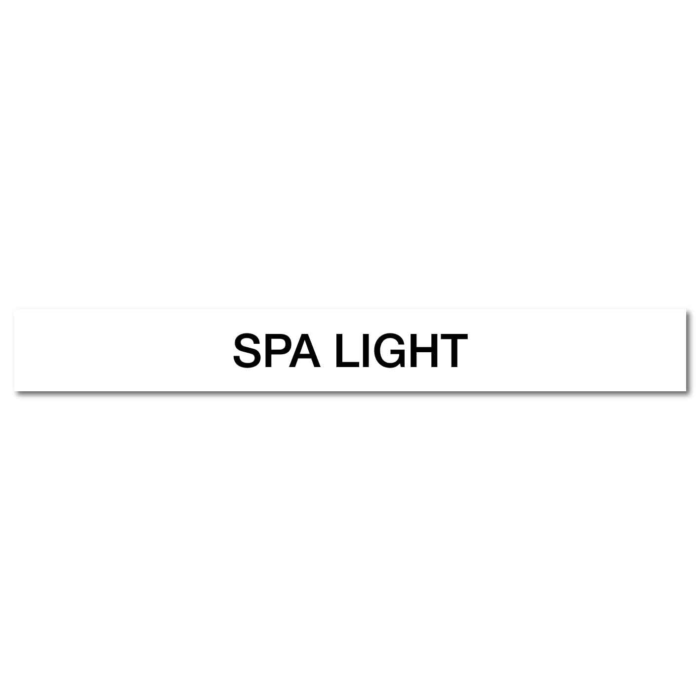 Pool/Spa - SPA Light - Pipe Marker Sticker - New Signs
