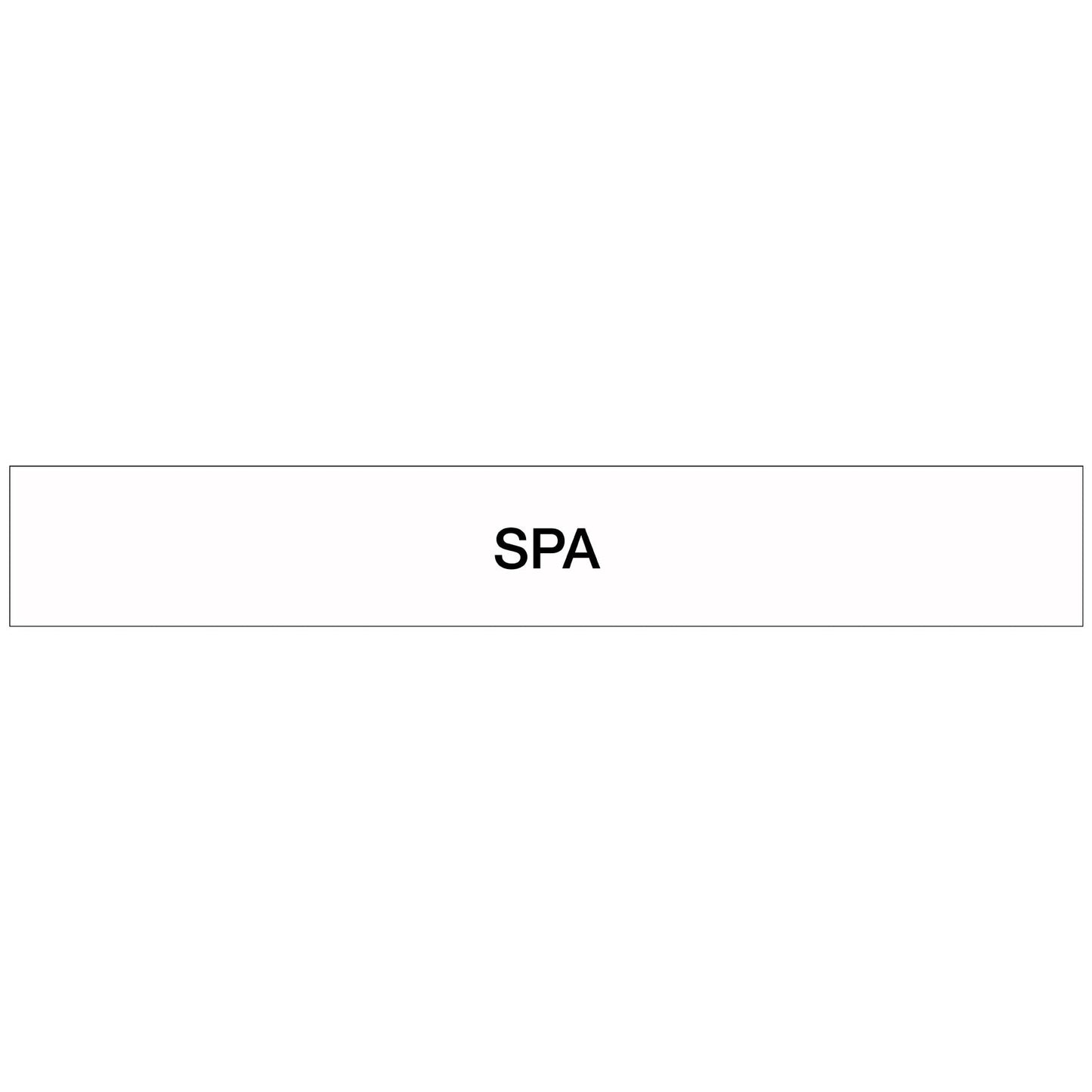 Pool/Spa - SPA - Pipe Marker Sticker - New Signs