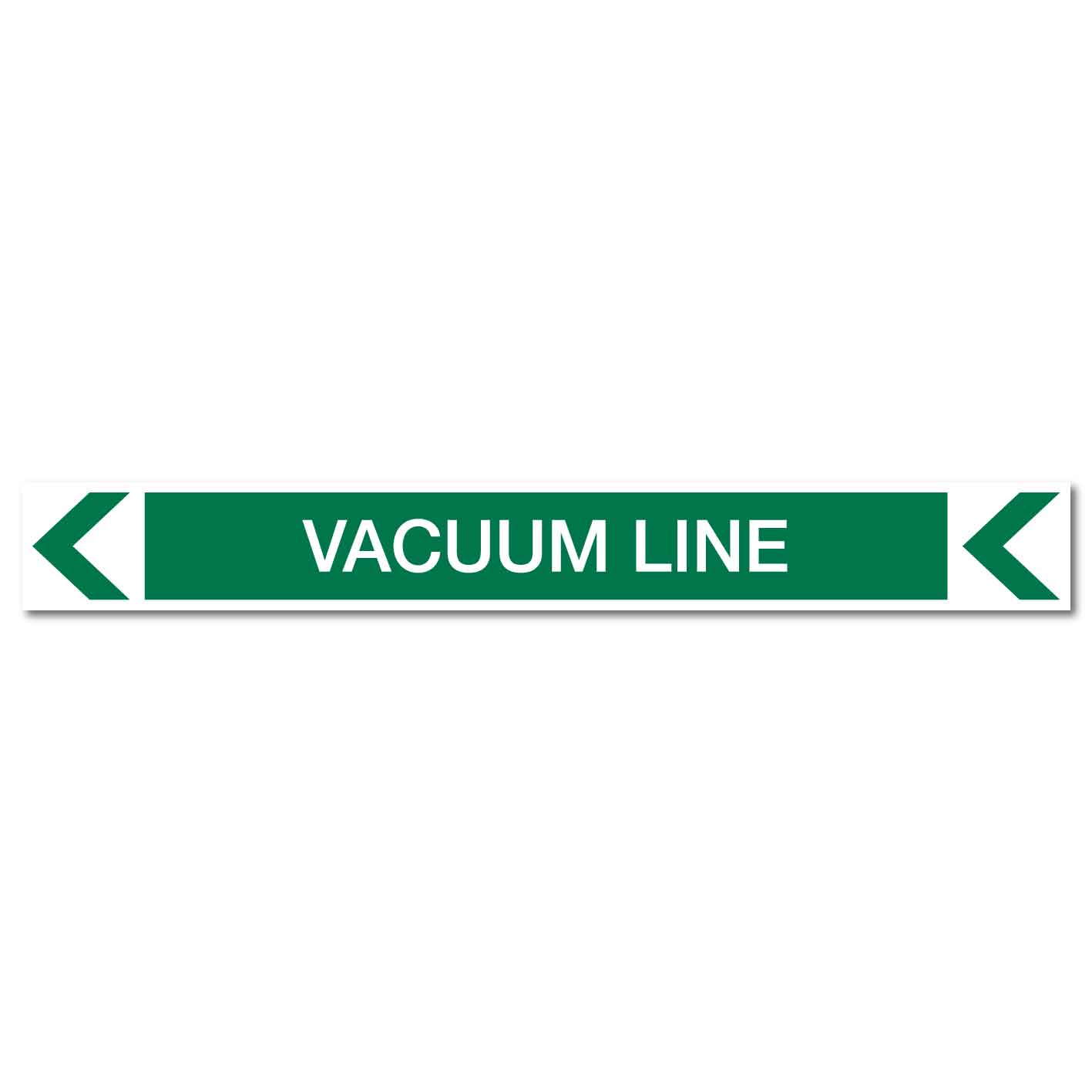 Pool/Spa - Vacuum Line (Left) - Pipe Marker Sticker - New Signs