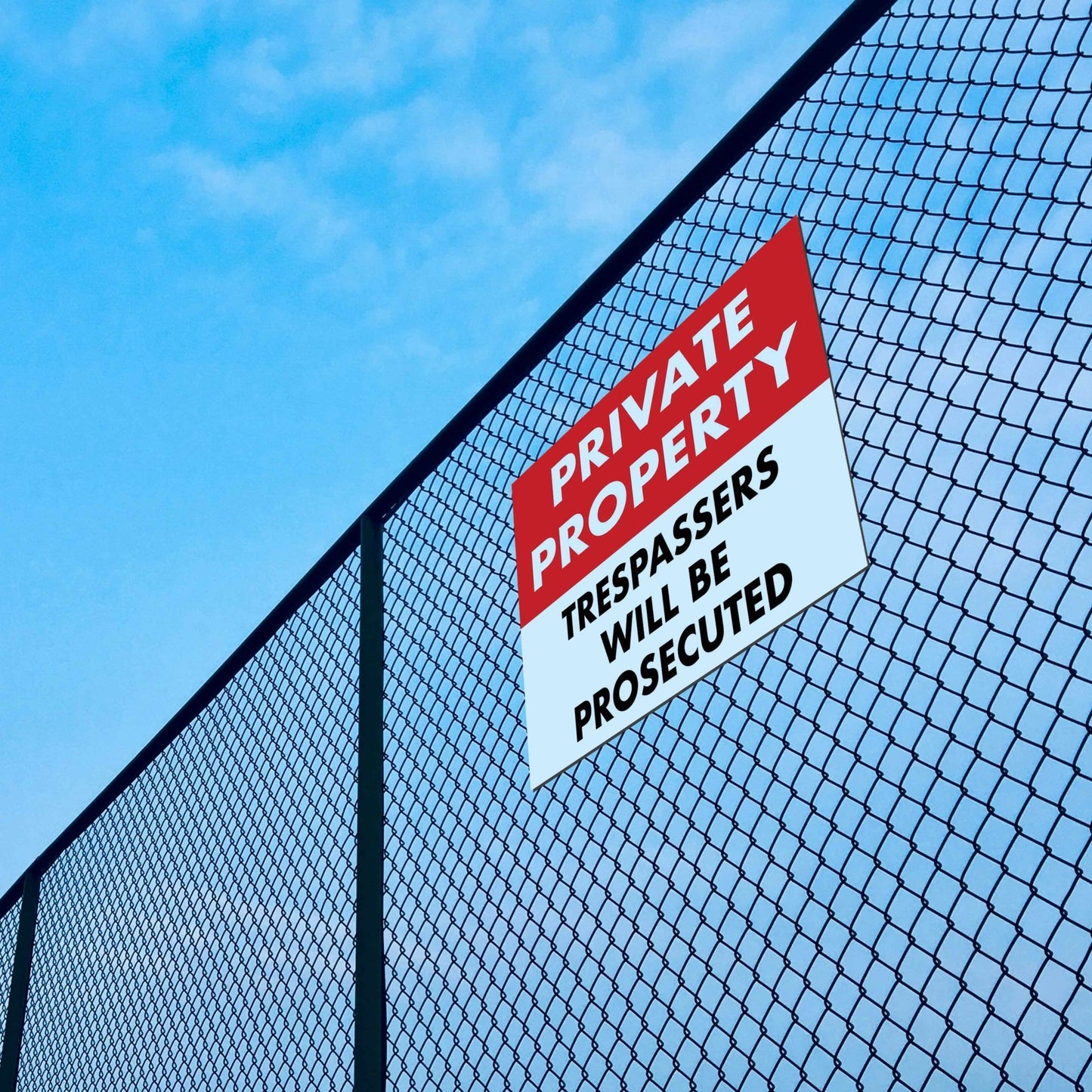 Private Property Trespassers Will Be Prosecuted Sign - New Signs
