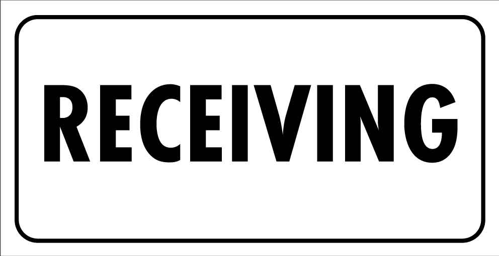 Receiving Small Sign - New Signs