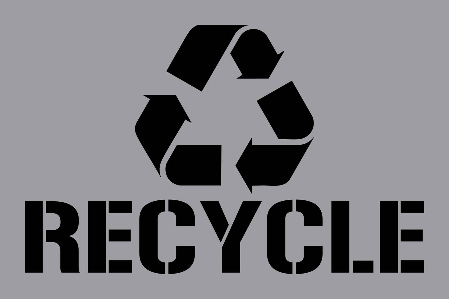 Recycle - Aluminium Composite Stencil - New Signs