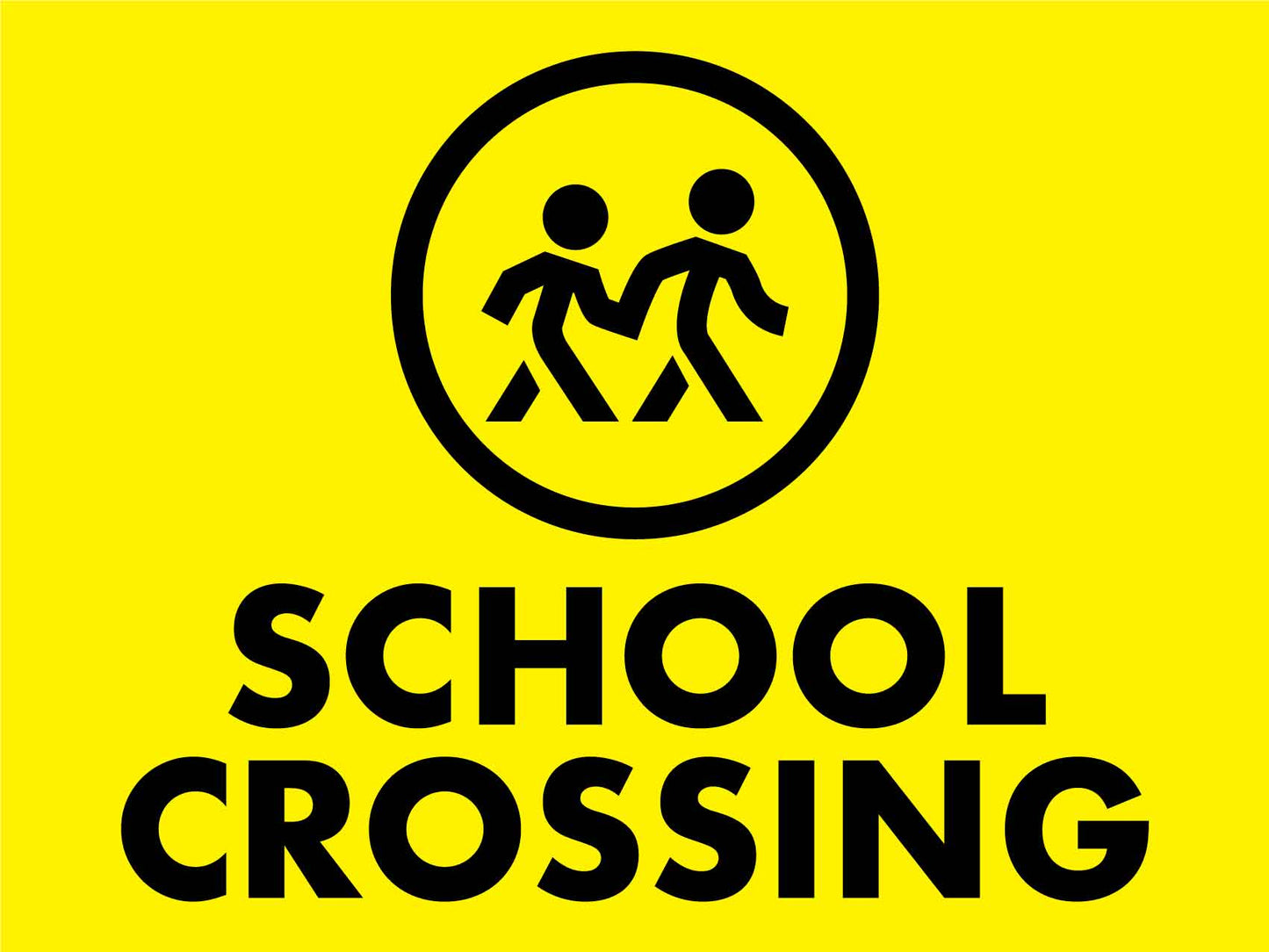 School Crossing Sign - New Signs