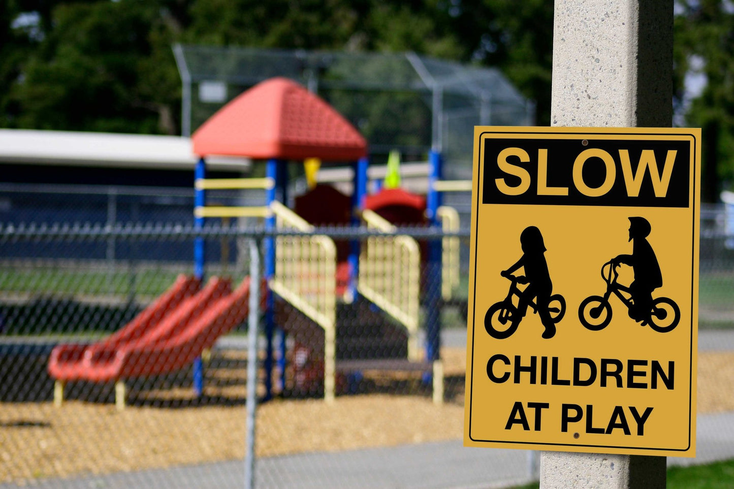 Slow Children at Play Sign - New Signs