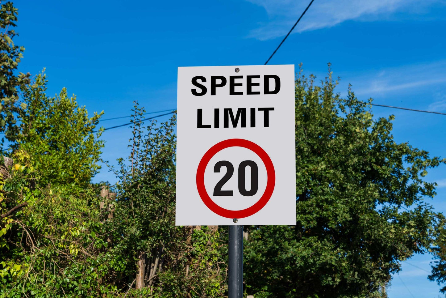 Speed Limit 20km Sign - New Signs