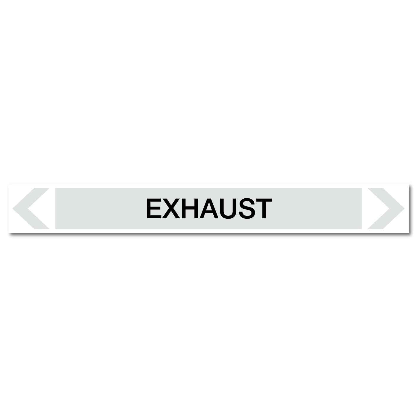 Steam - Exhaust - Pipe Marker Sticker - New Signs