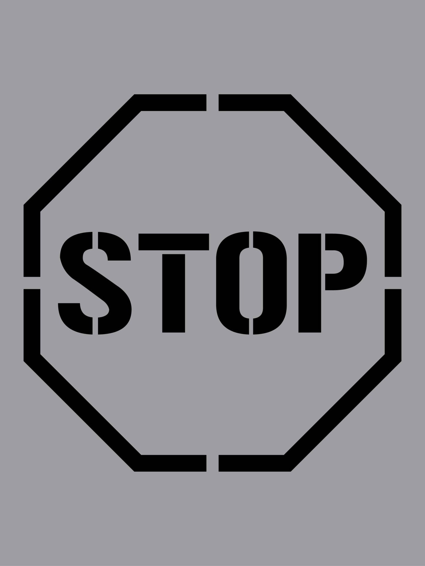 Stop Octagon - Aluminium Composite Stencil - New Signs
