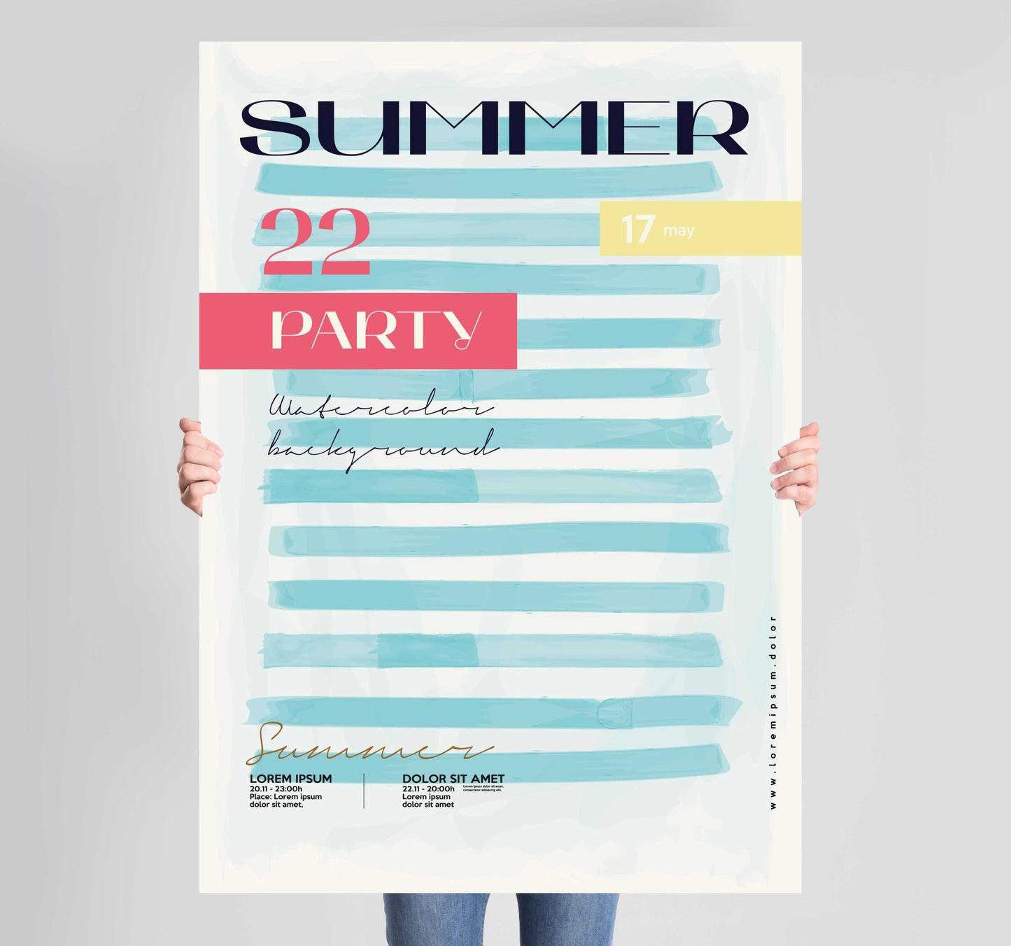 Summer Beach Party Poster Wall Art Prints - New Signs