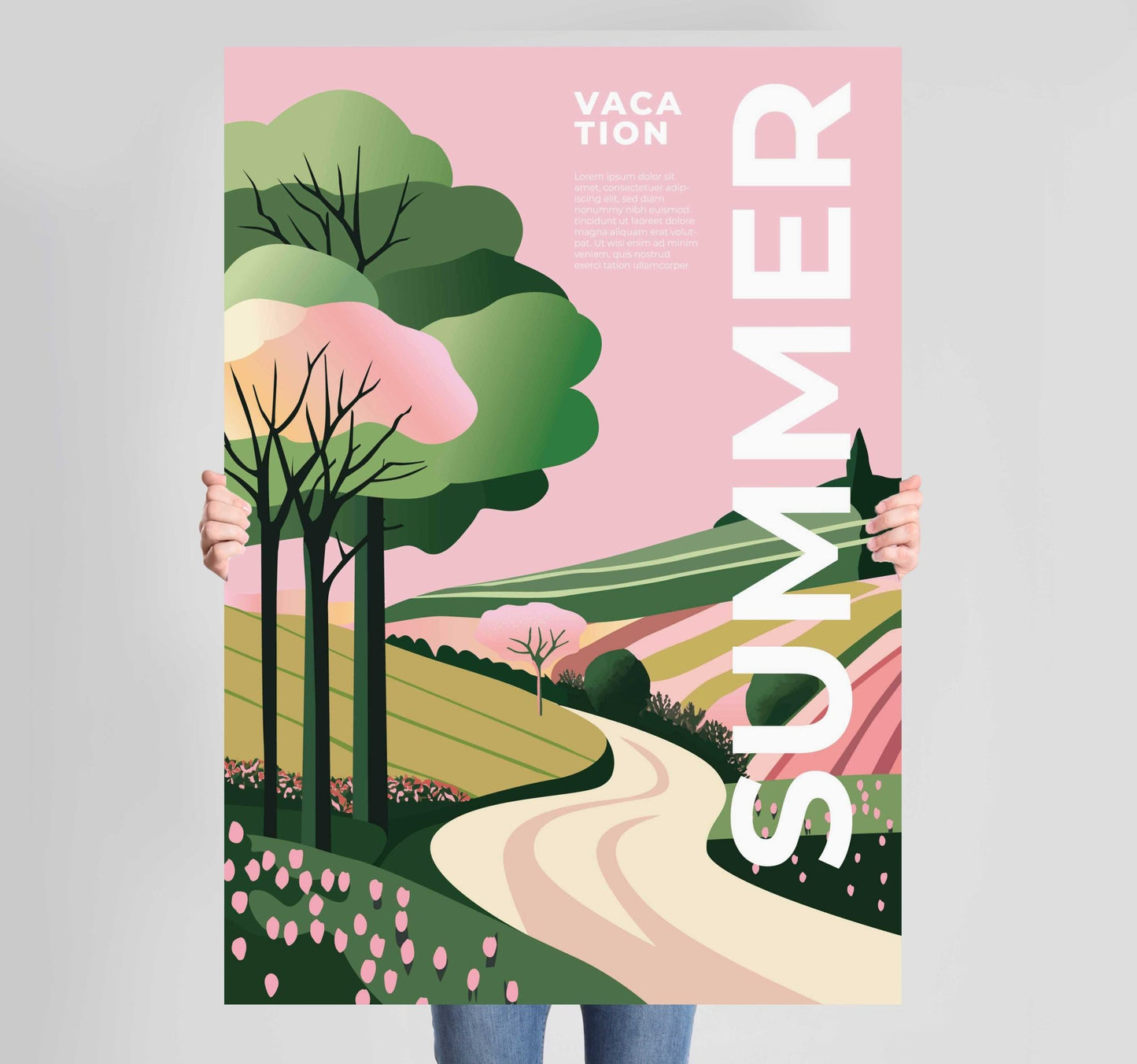Summer Trees Poster Wall Art Prints - New Signs