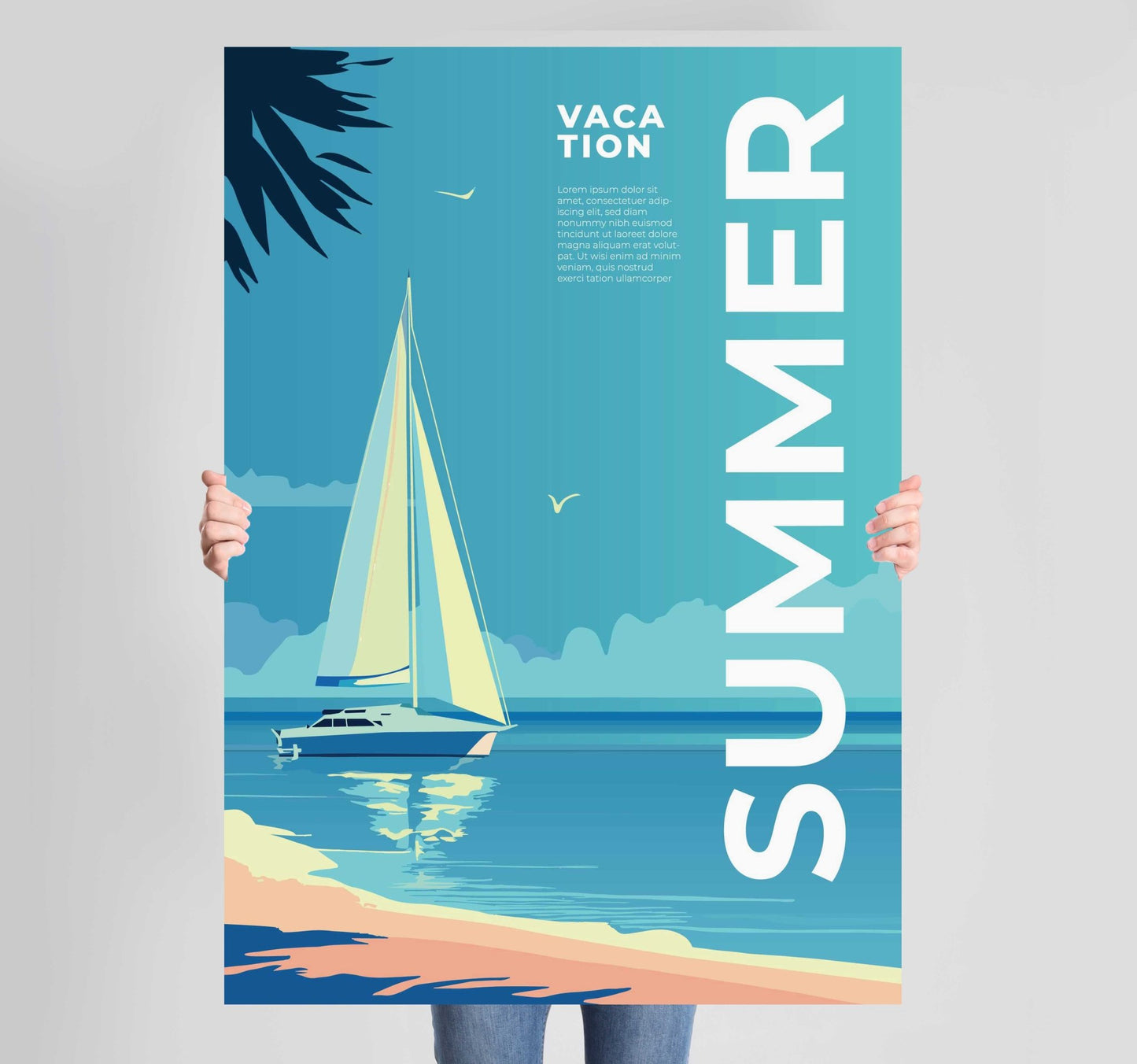Summer Yacht Poster Wall Art Prints - New Signs