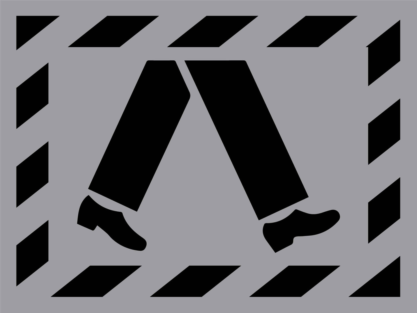 Walkway - Aluminium Composite Stencil - New Signs