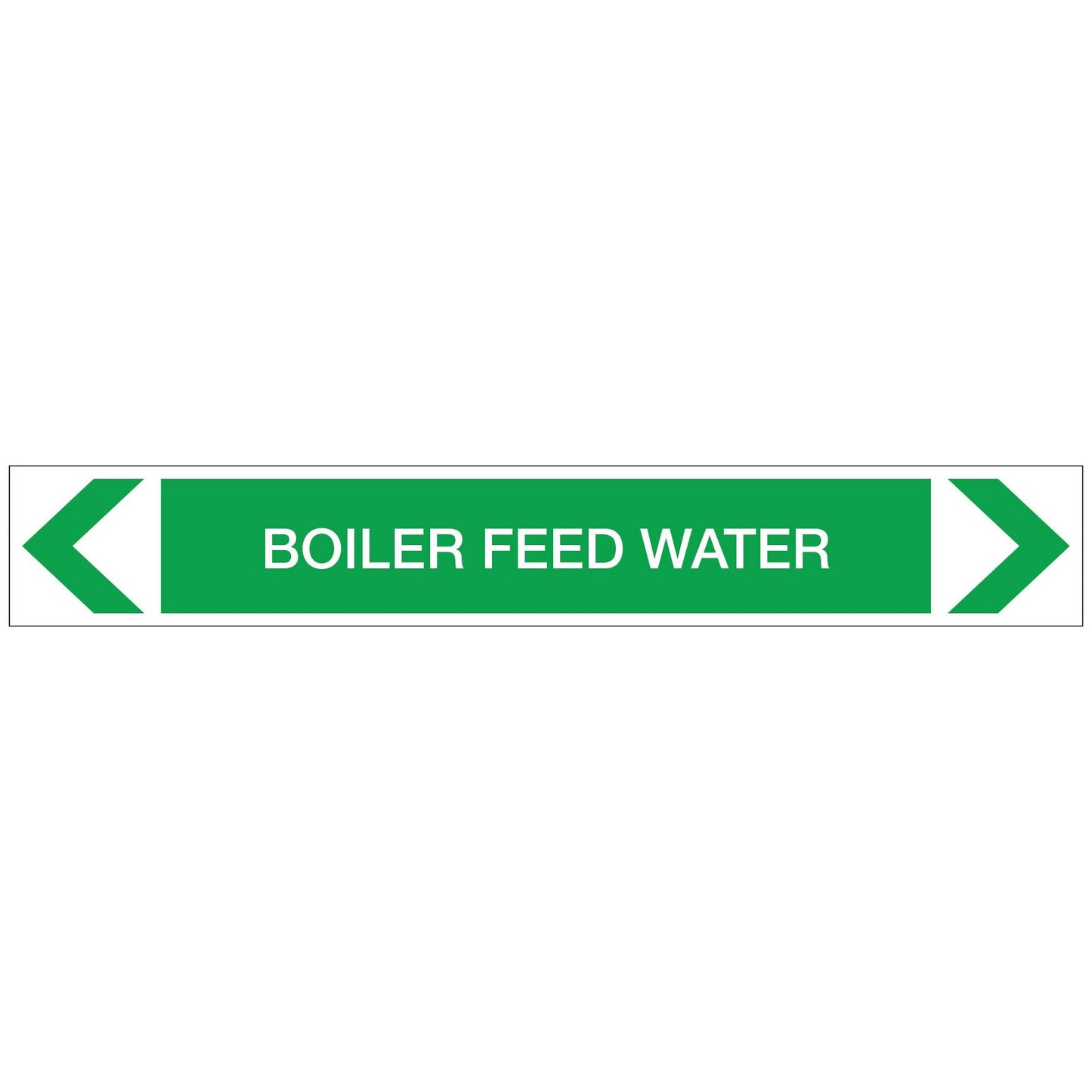 Water - Boiler Feed Water - Pipe Marker Sticker - New Signs