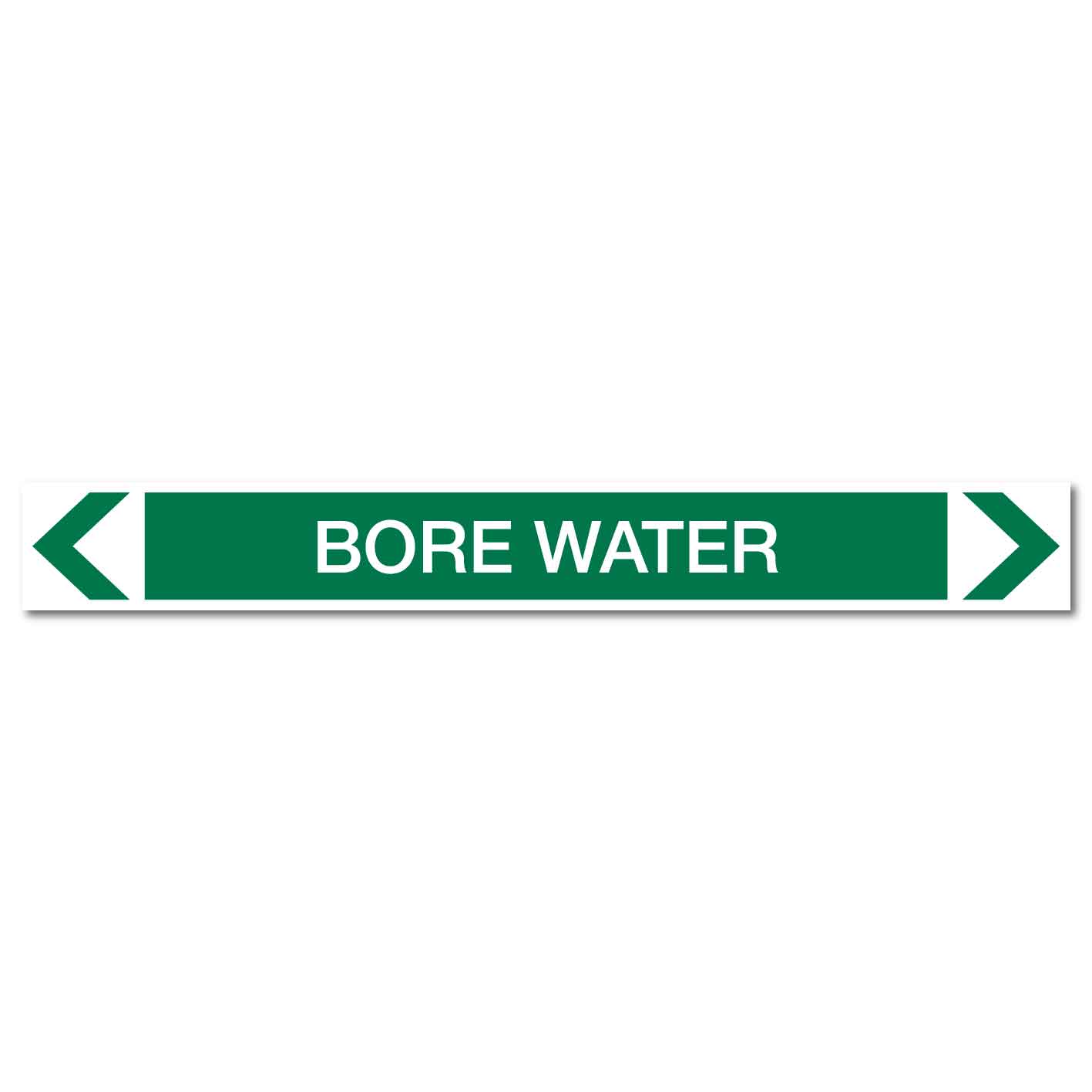 Water - Bore Water - Pipe Marker Sticker - New Signs