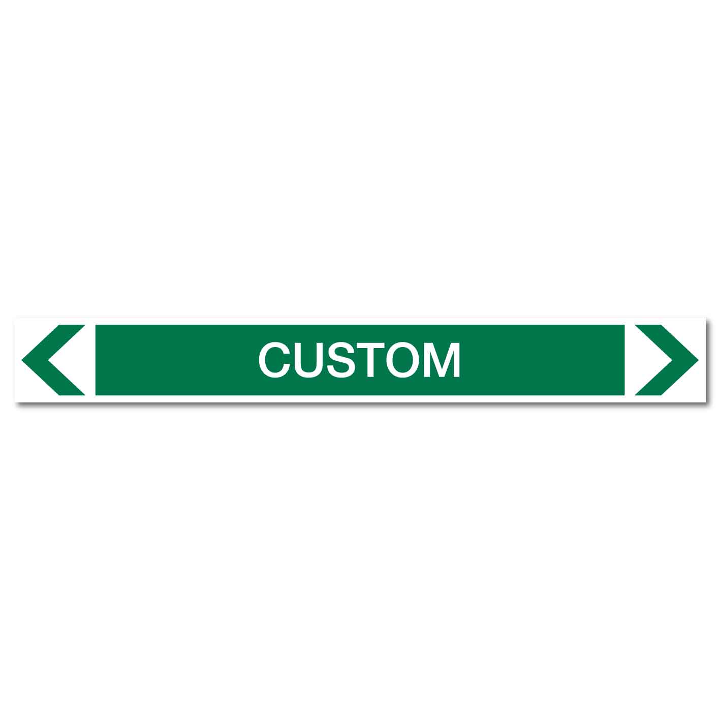 Water - Custom - Pipe Marker Sticker - New Signs