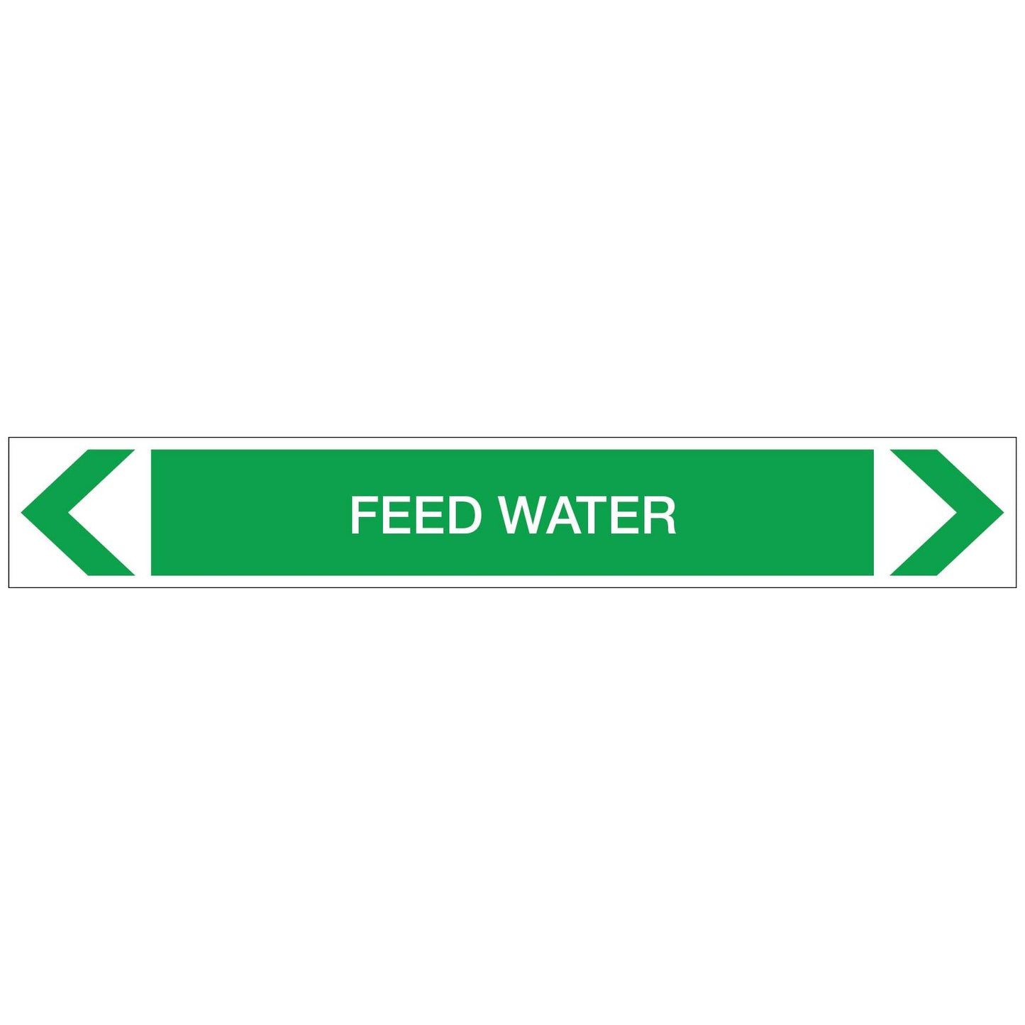 Water - Feed Water - Pipe Marker Sticker - New Signs