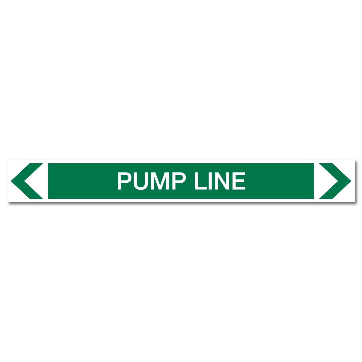 Water - Pump Line - Pipe Marker Sticker - New Signs