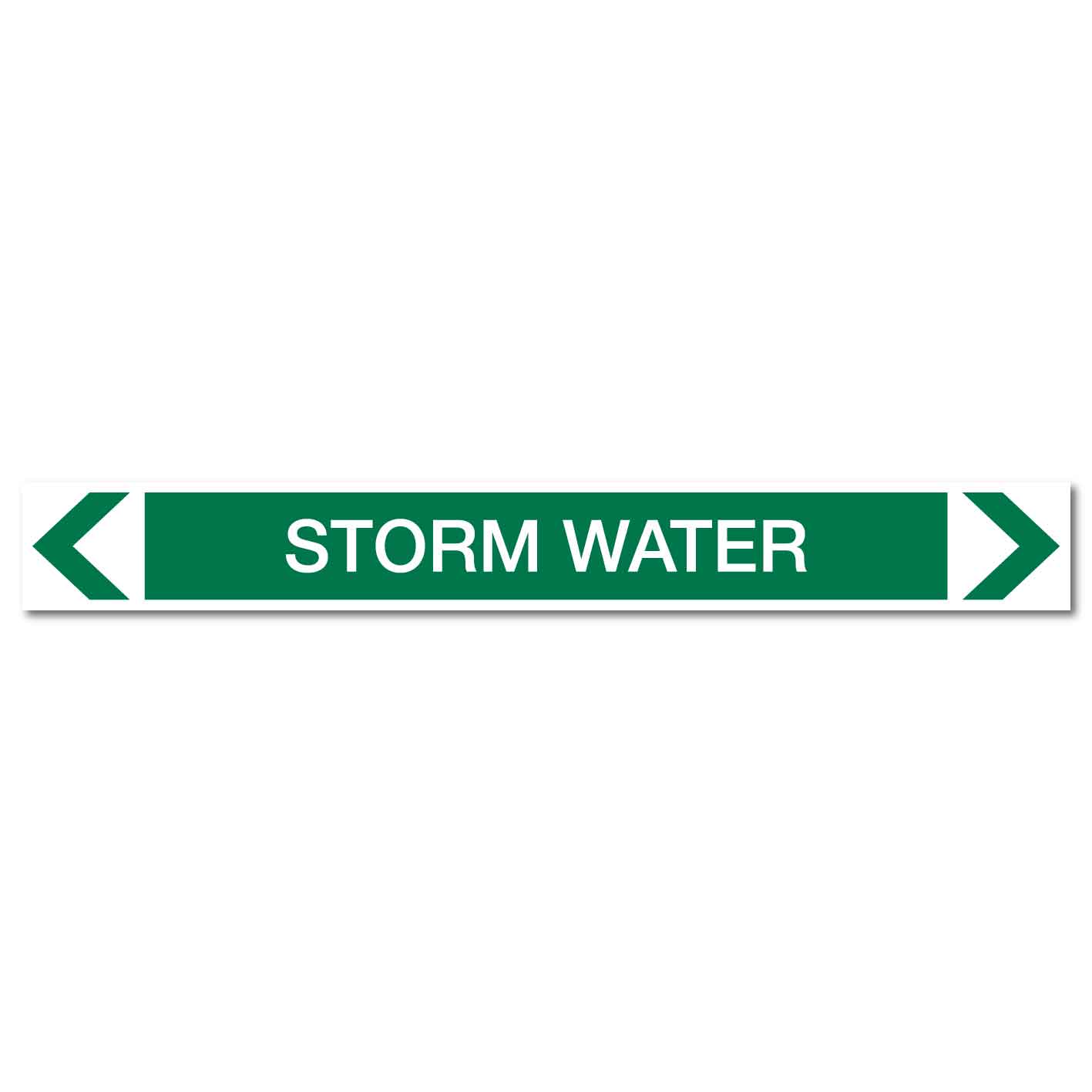 Water - Storm Water - Pipe Marker Sticker - New Signs