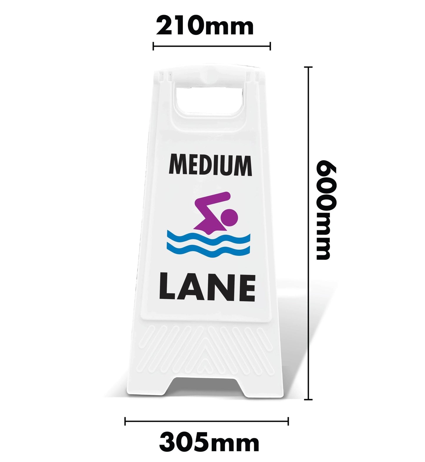 White A - Frame - Medium Lane - New Signs