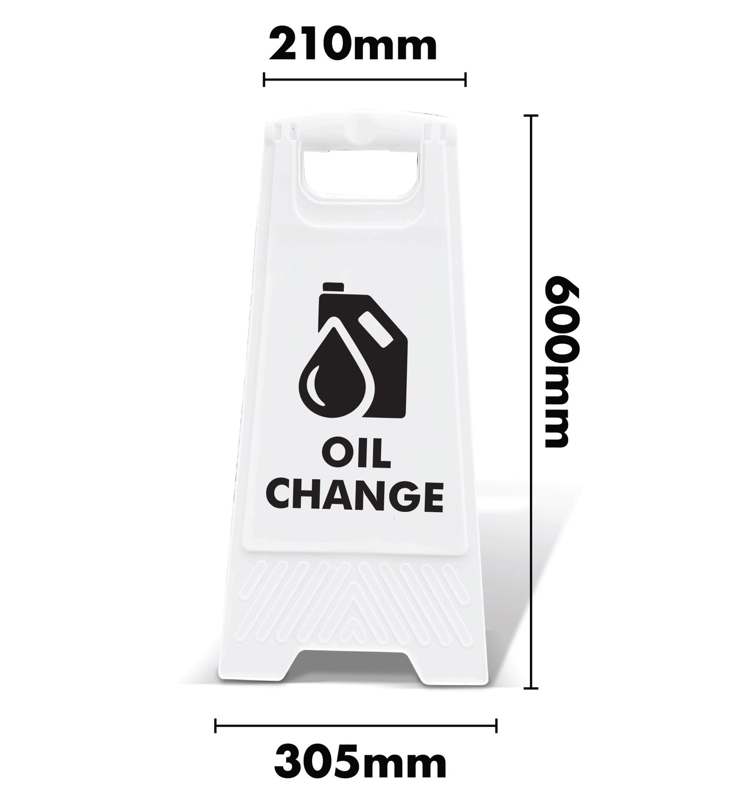 White A - Frame - Oil Change - New Signs