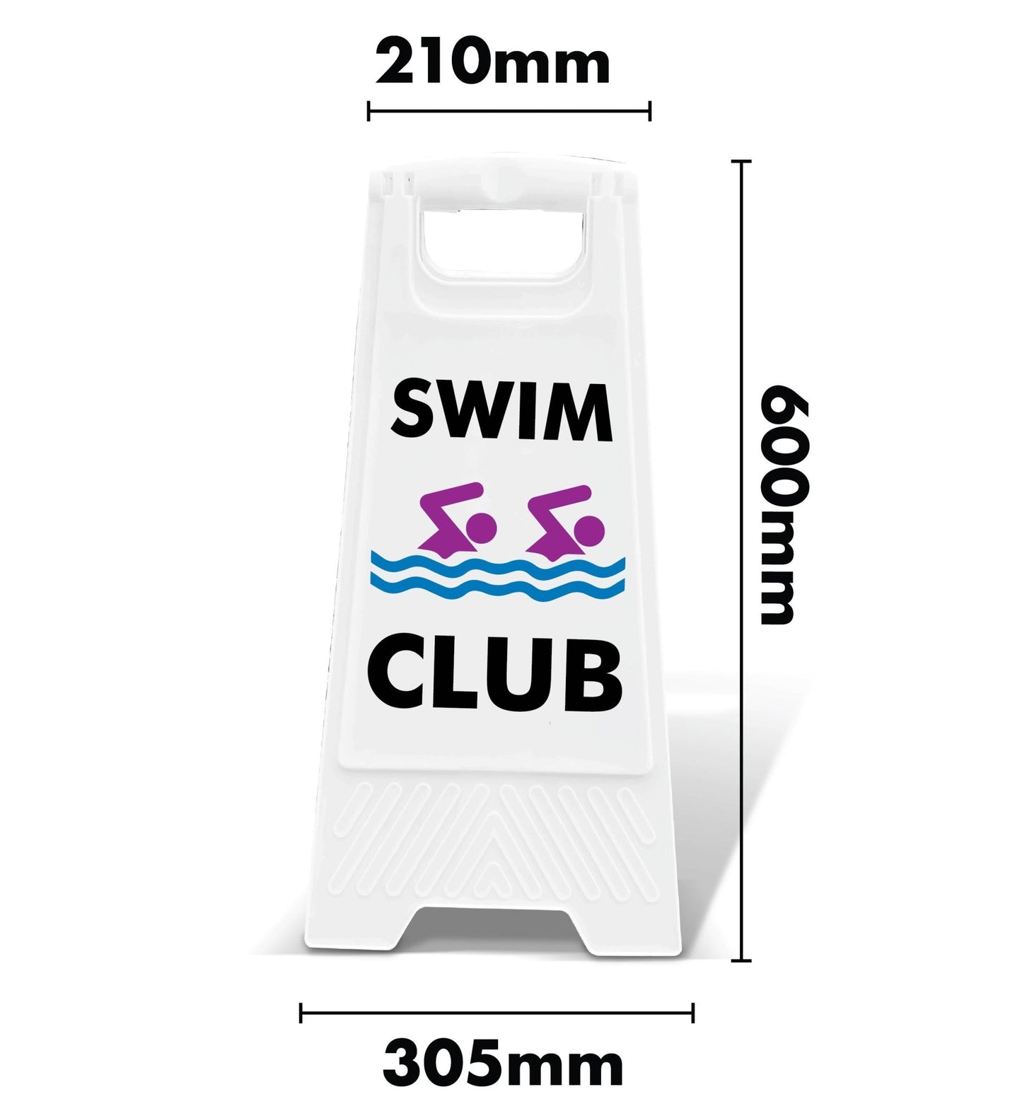 White A - Frame - Swim Club - New Signs