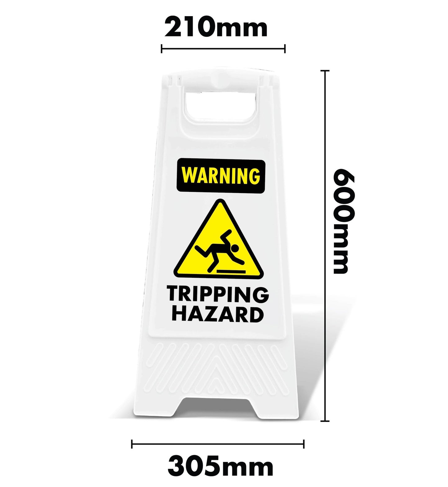 White A - Frame - Warning Tripping Hazard - New Signs