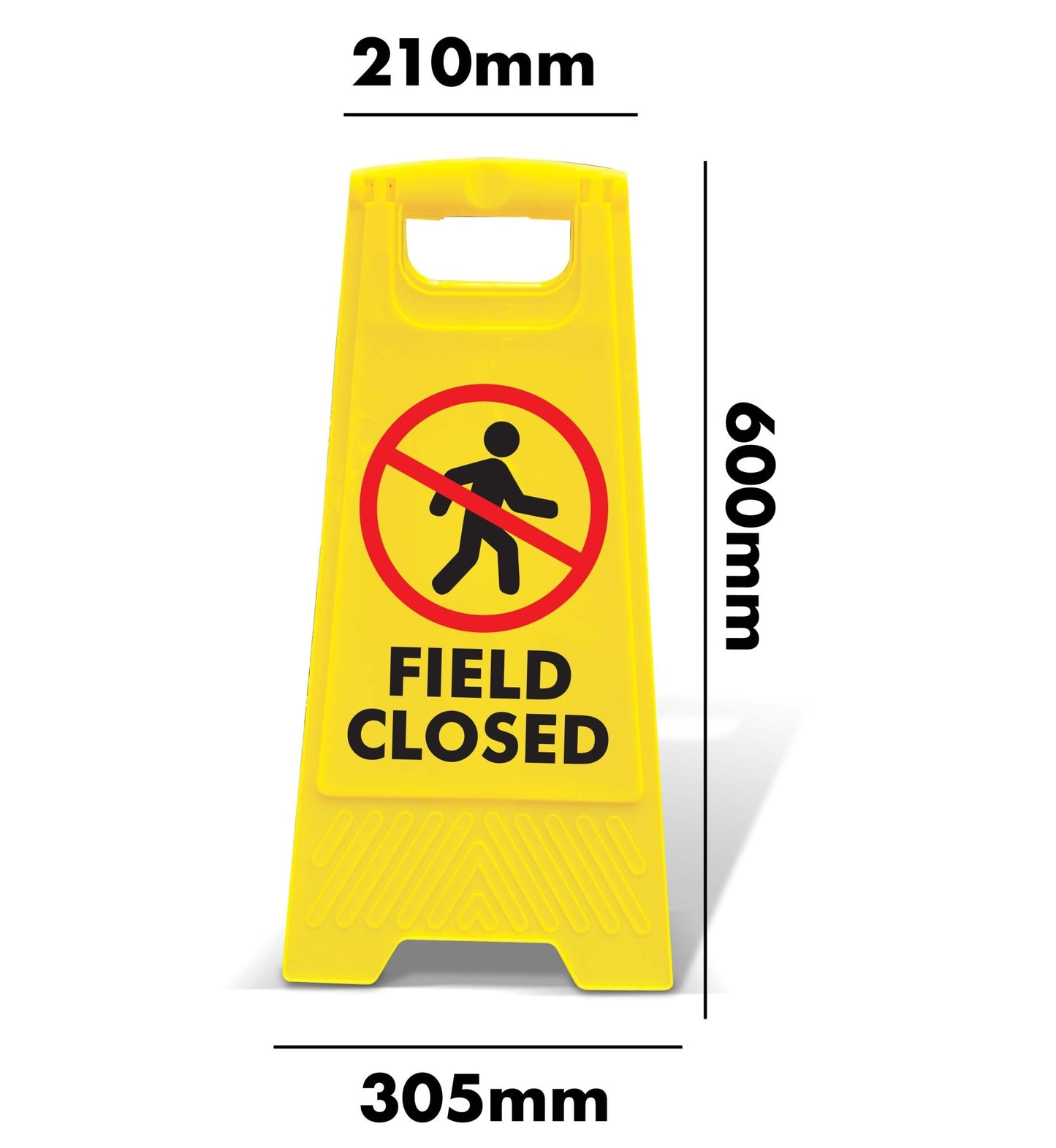 Yellow A - Frame - Field Closed - New Signs