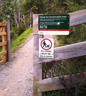 All Dogs Must Be On A Leash Sign