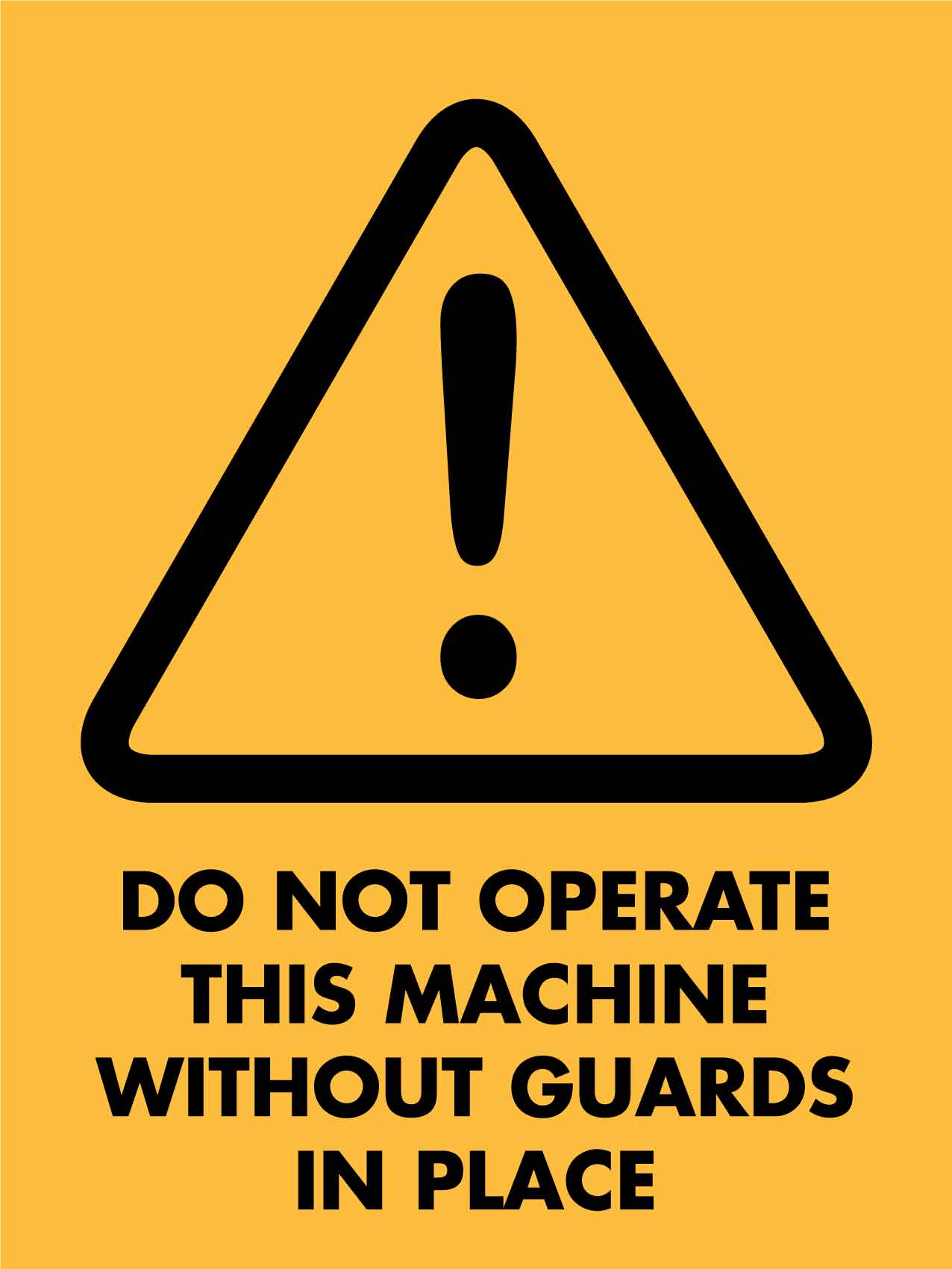 Beware Do Not Operate Sign