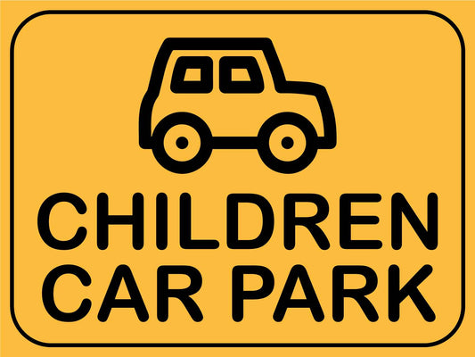 Children Car Park Sign