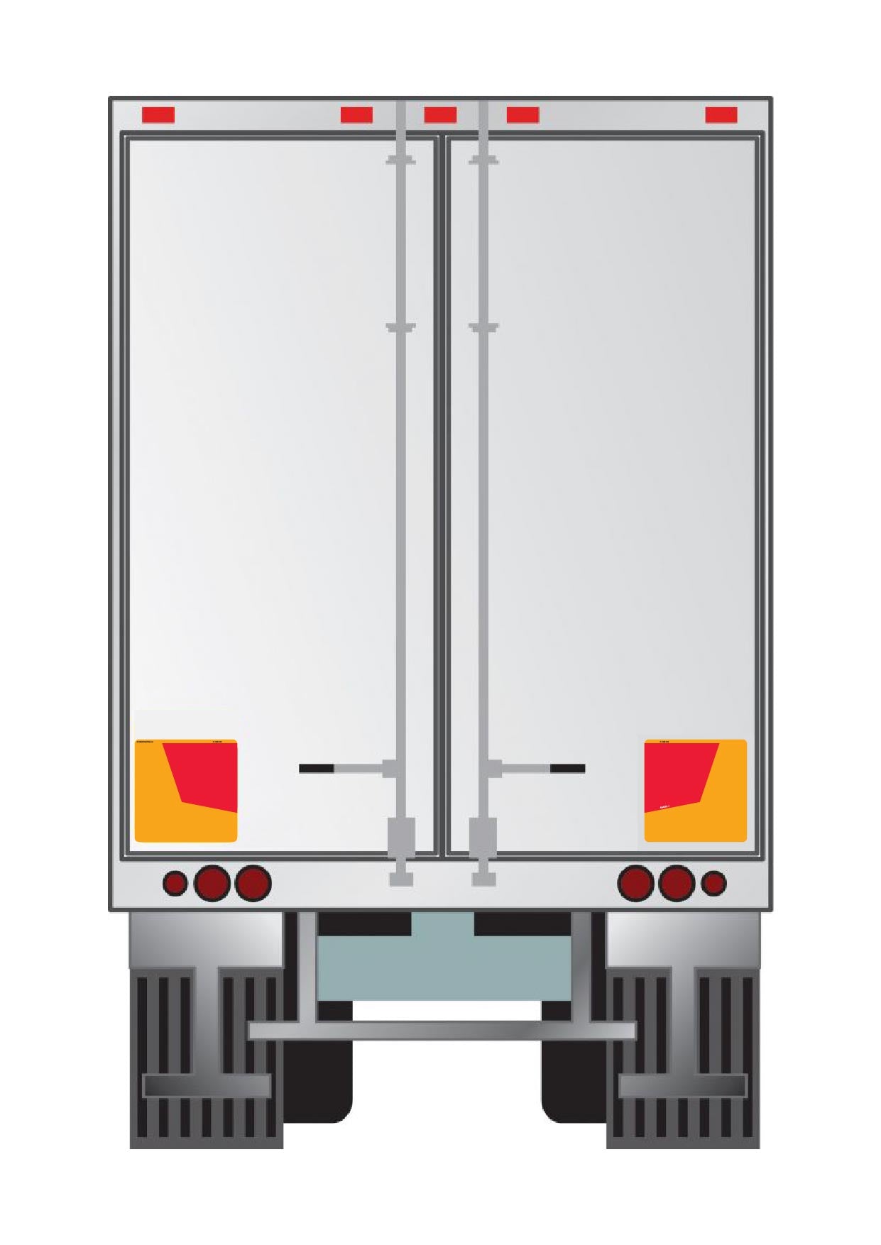 Do Not Overtake Turning Vehicle Blank (Set) 300mm Reflective Sign