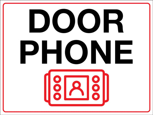 Door Phone Sign
