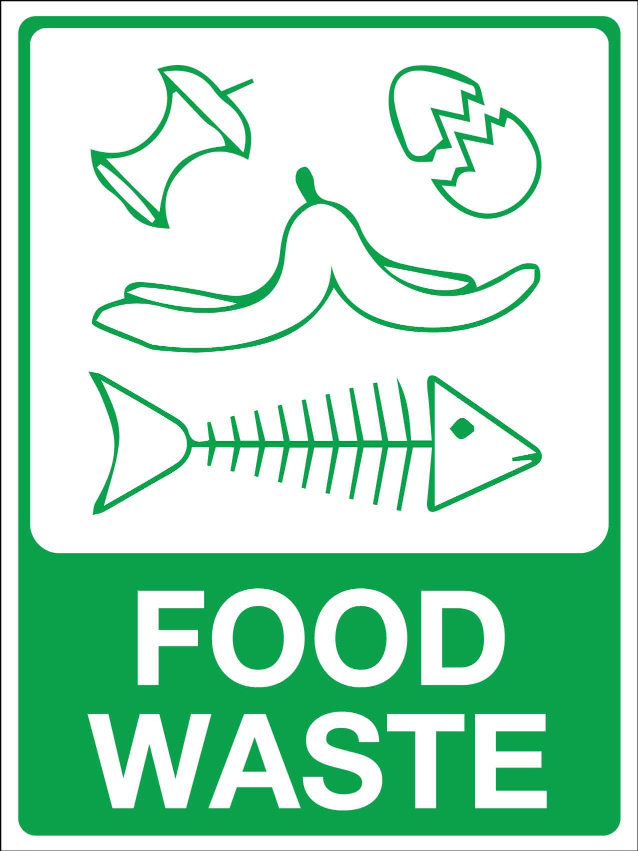 Food Waste Sign