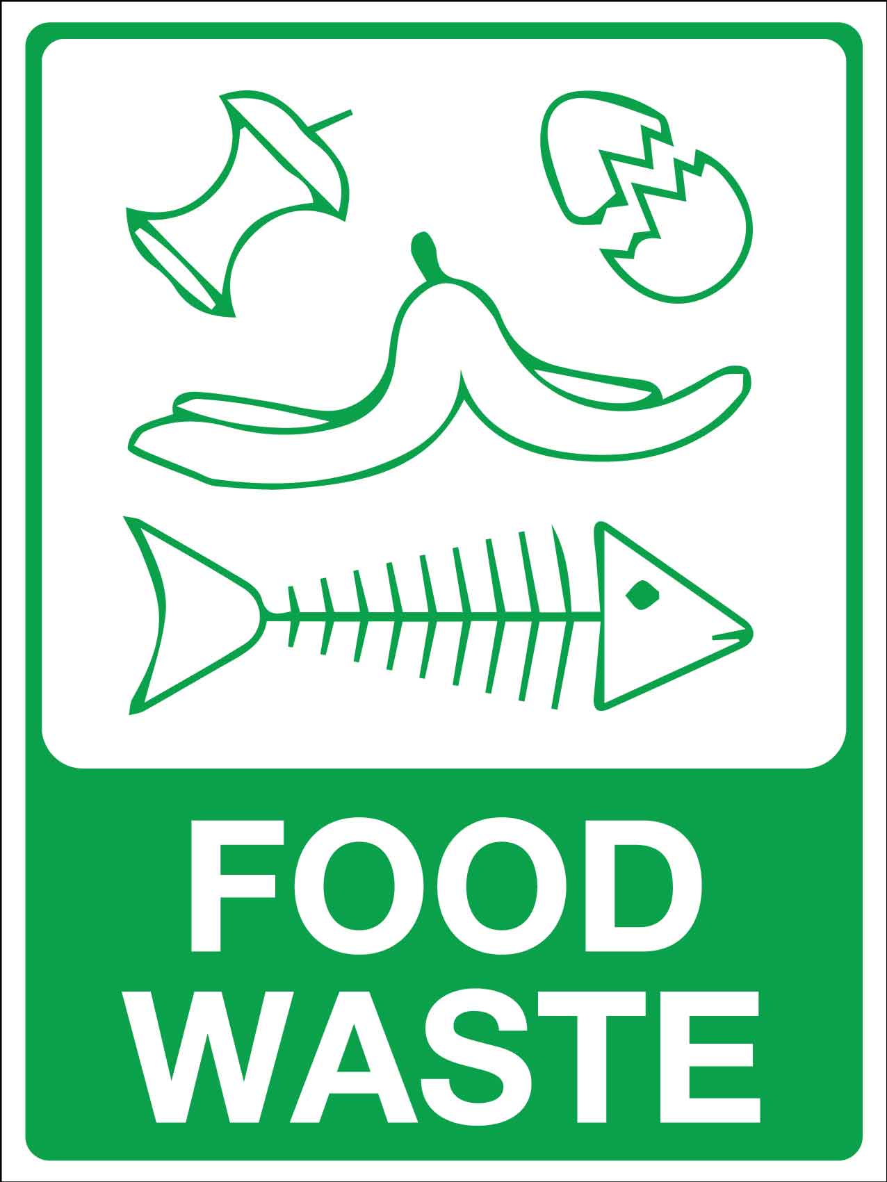 Food Waste Sign