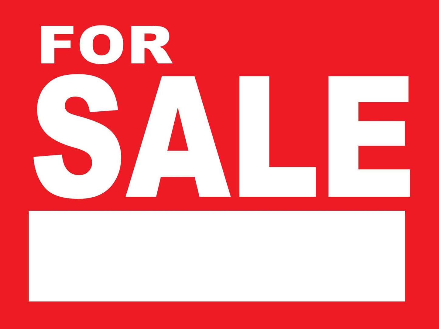 For Sale Sign