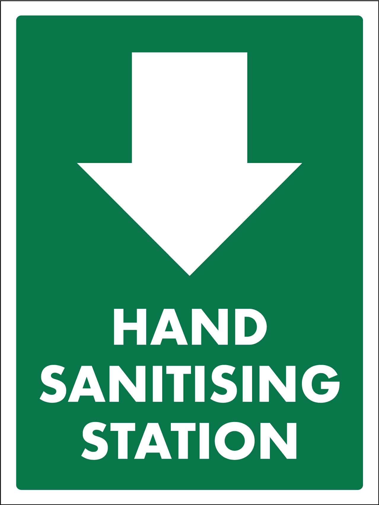 Hand Sanitising Station Sign