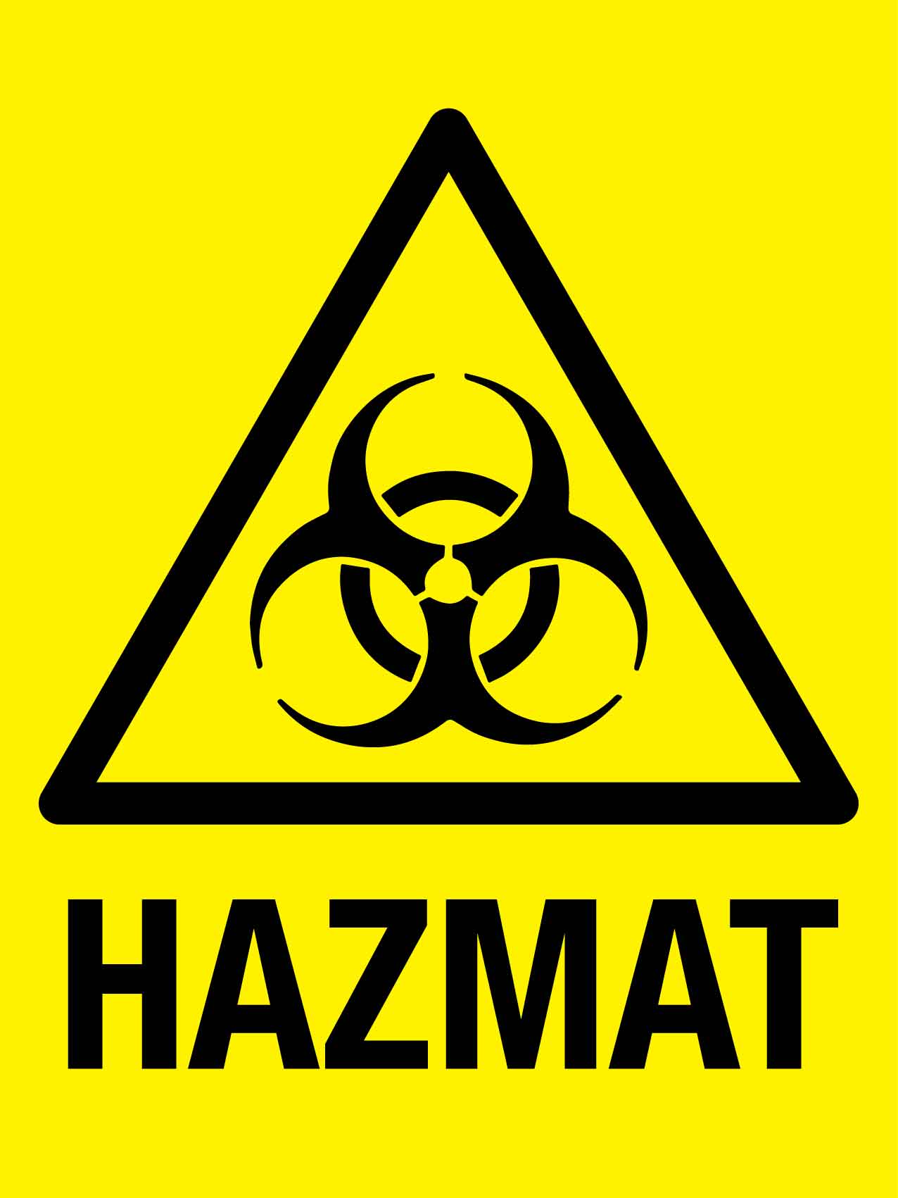 Hazmat Sign